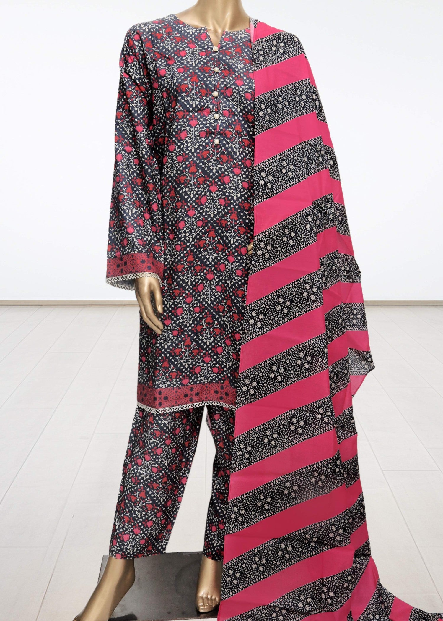 viscose raw silk Kurta Set in Multi