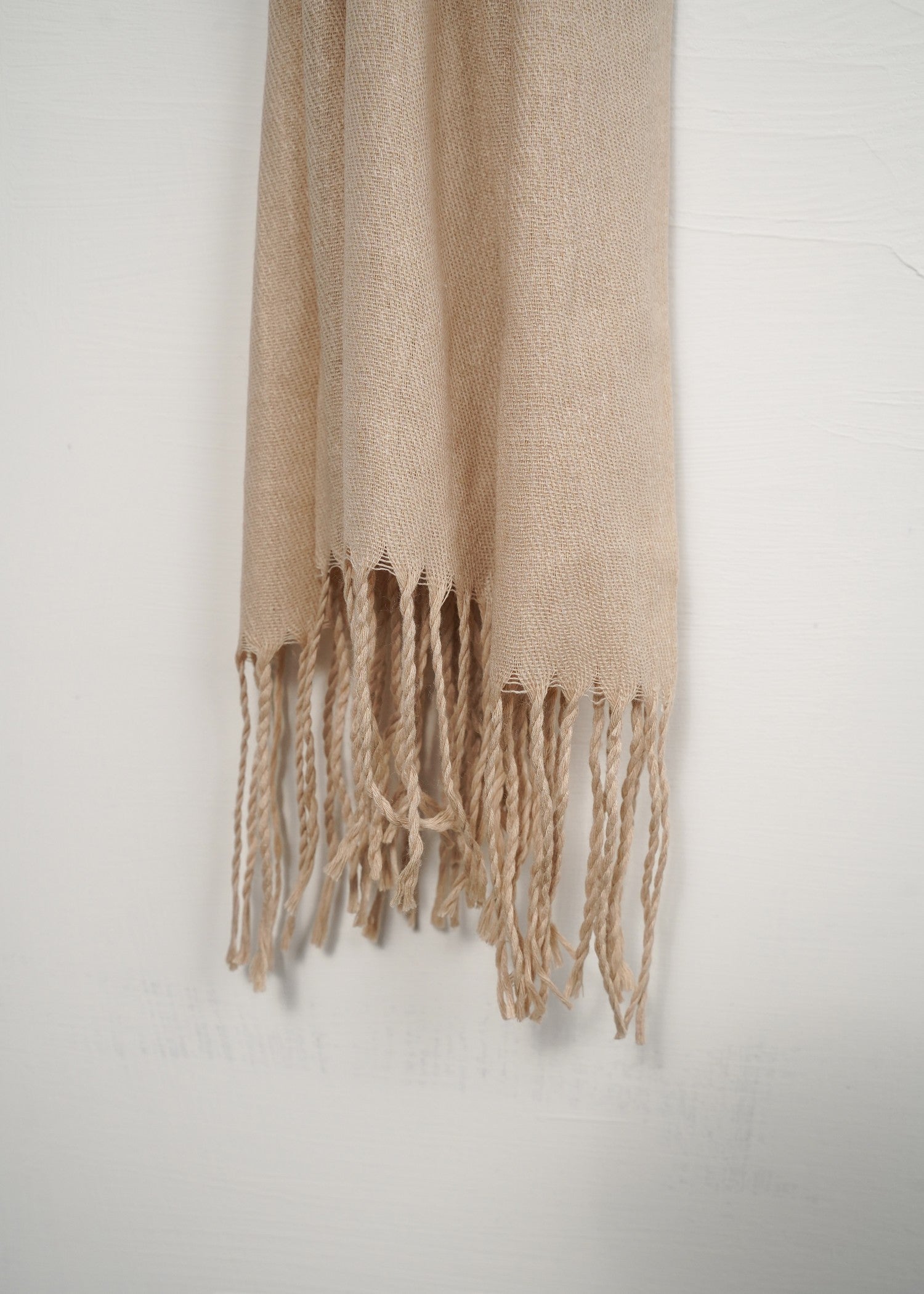 cashmere wool Hijab in Beige