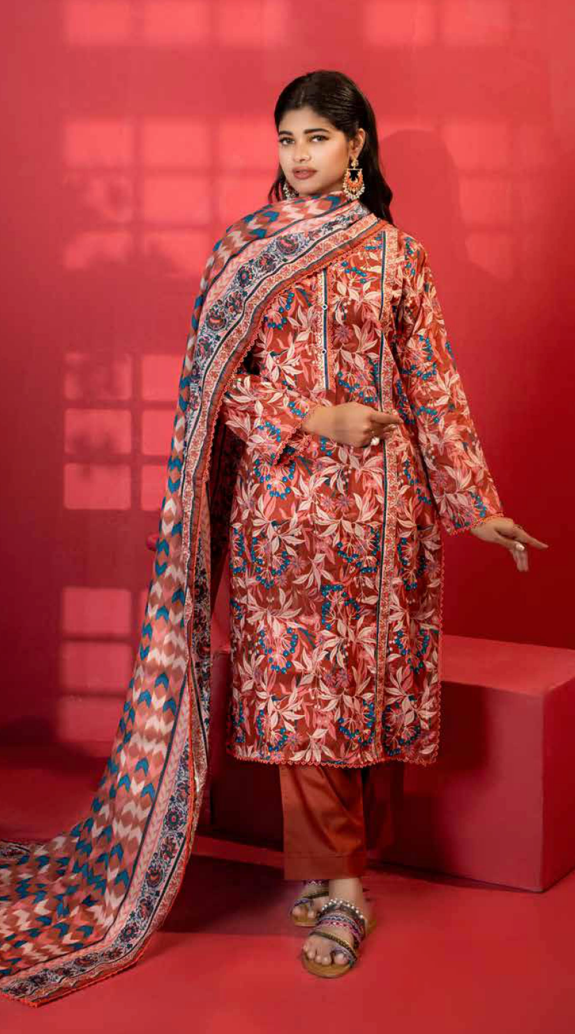 Printed Summer Lawn Drop 15 – 3