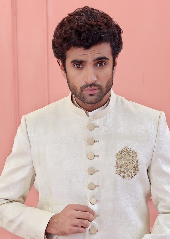 suiting Prince Coat in Cream