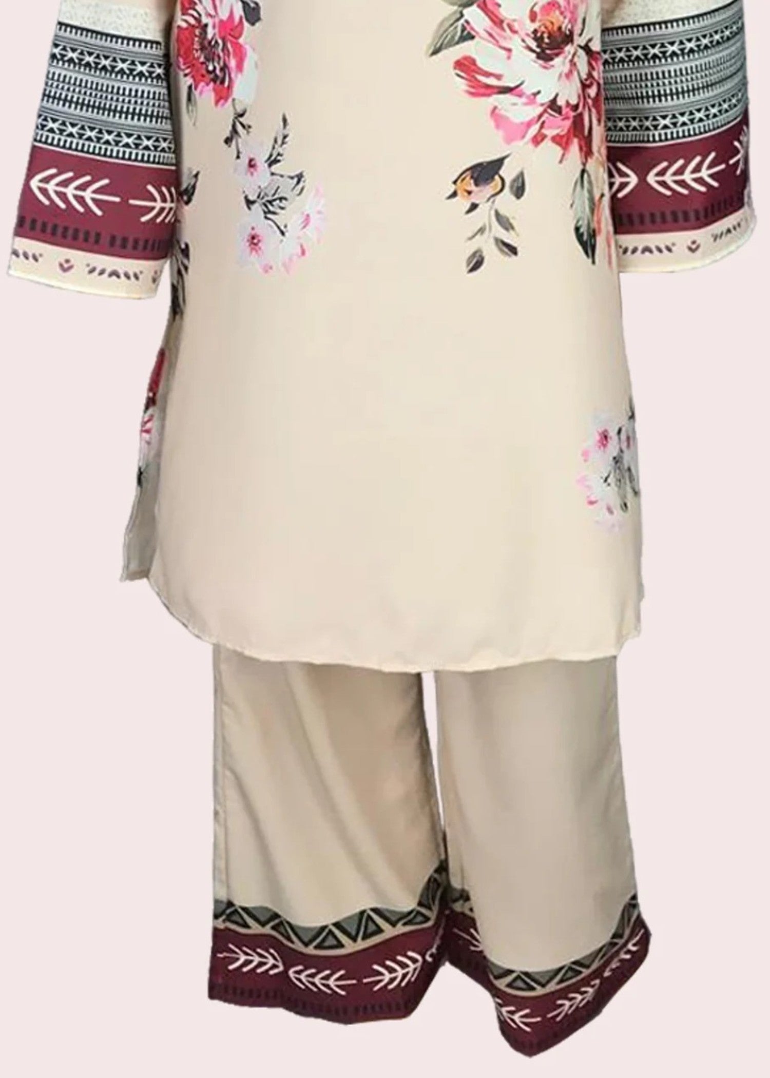 crepe Co Ord Sets in Cream