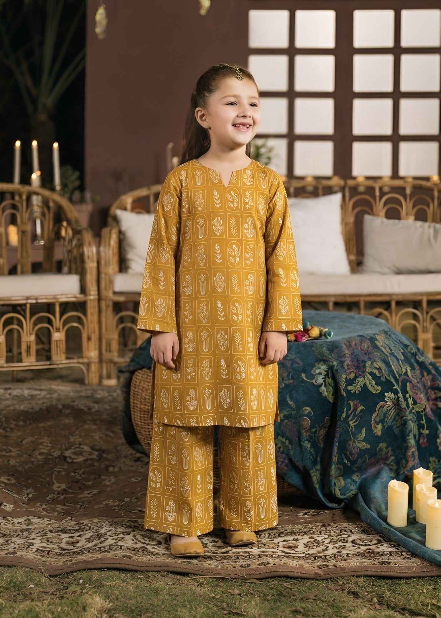 linen Co Ord Sets in Mari gold
