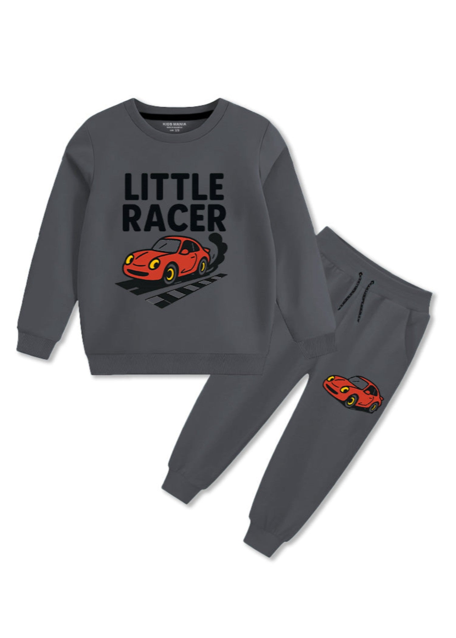 fleece Tracksuit in Dark grey