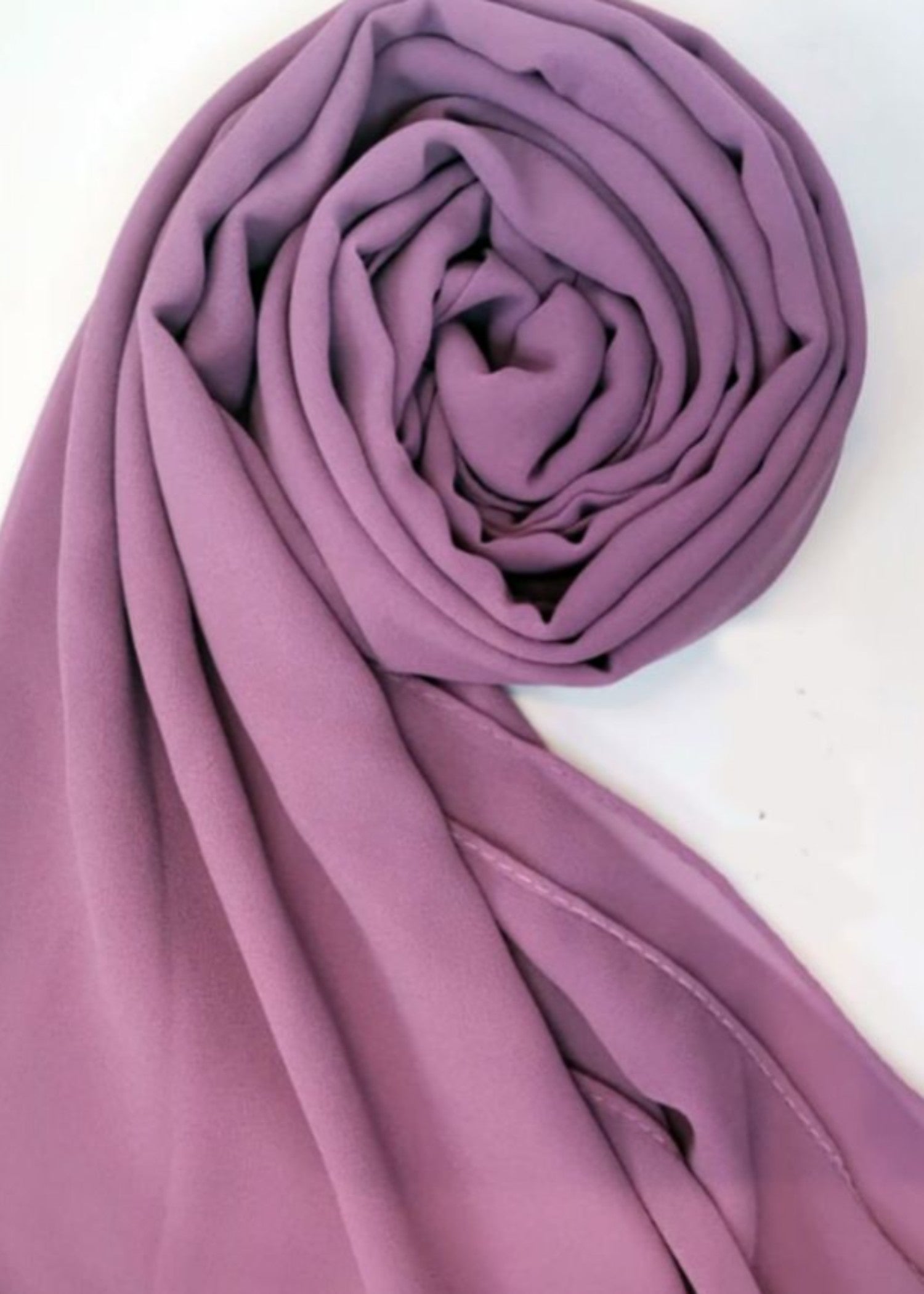 chiffon Hijab in Mauve