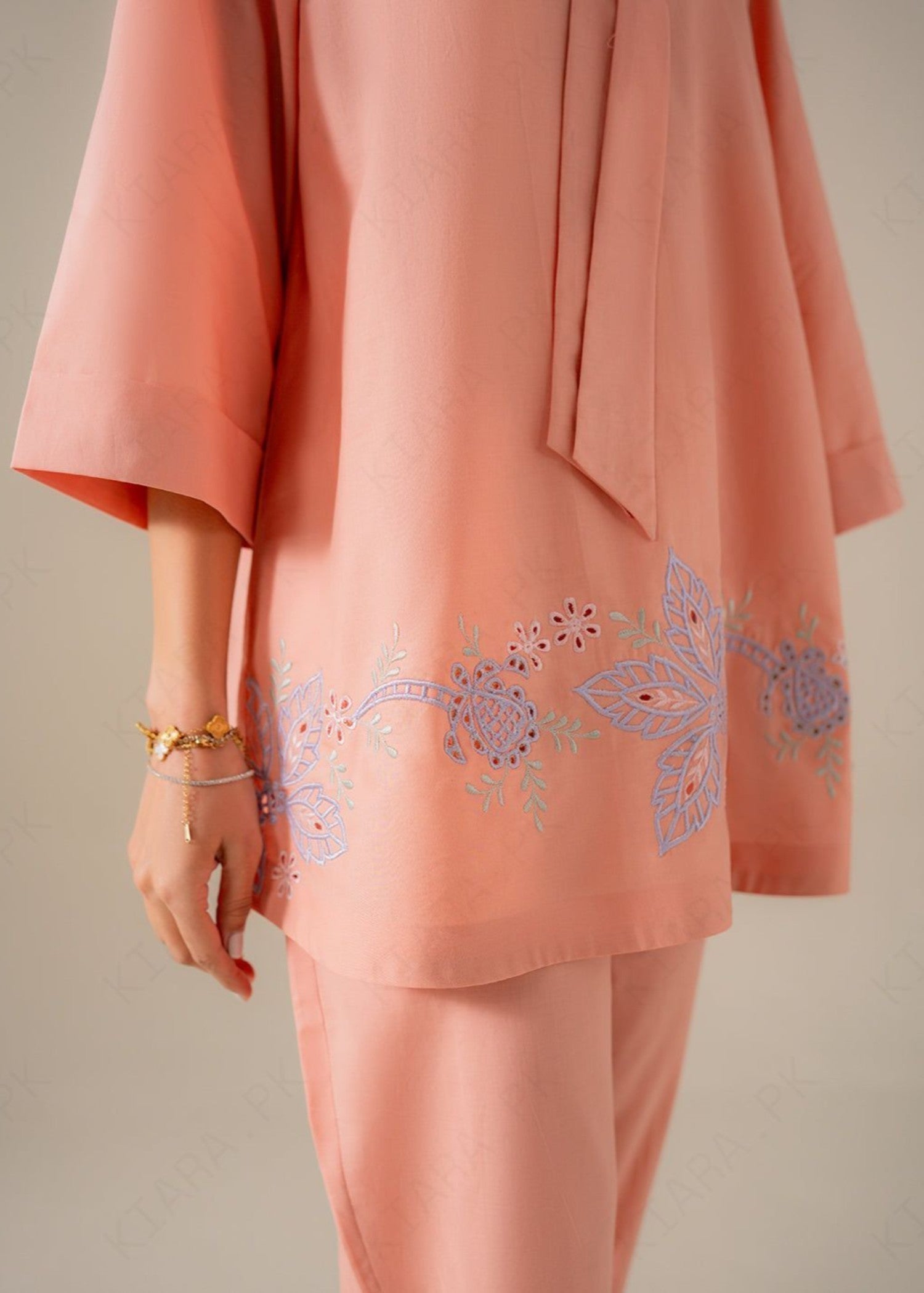 cambric cotton Co Ord Sets in Pink