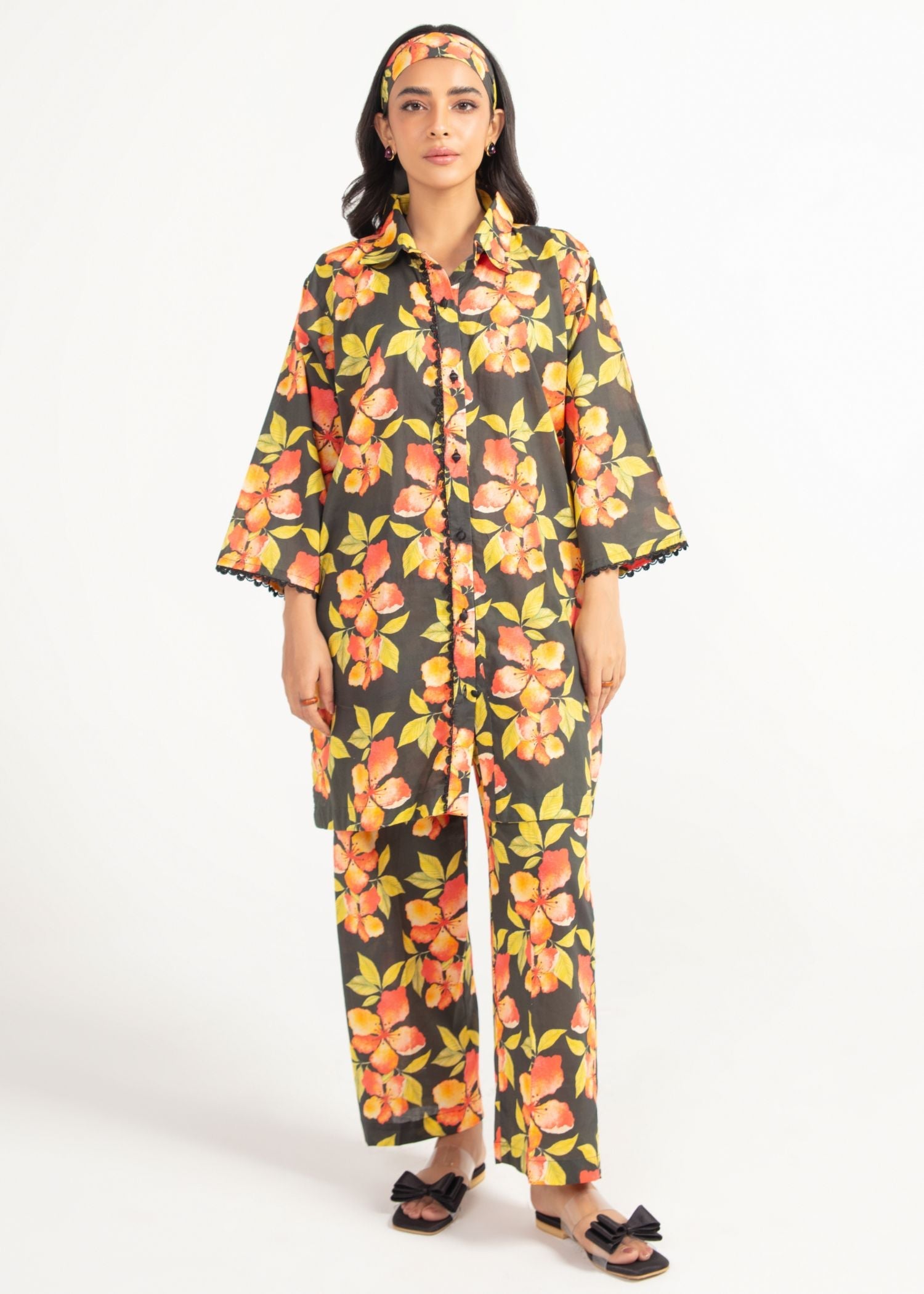 cambric Co ord Sets in Black