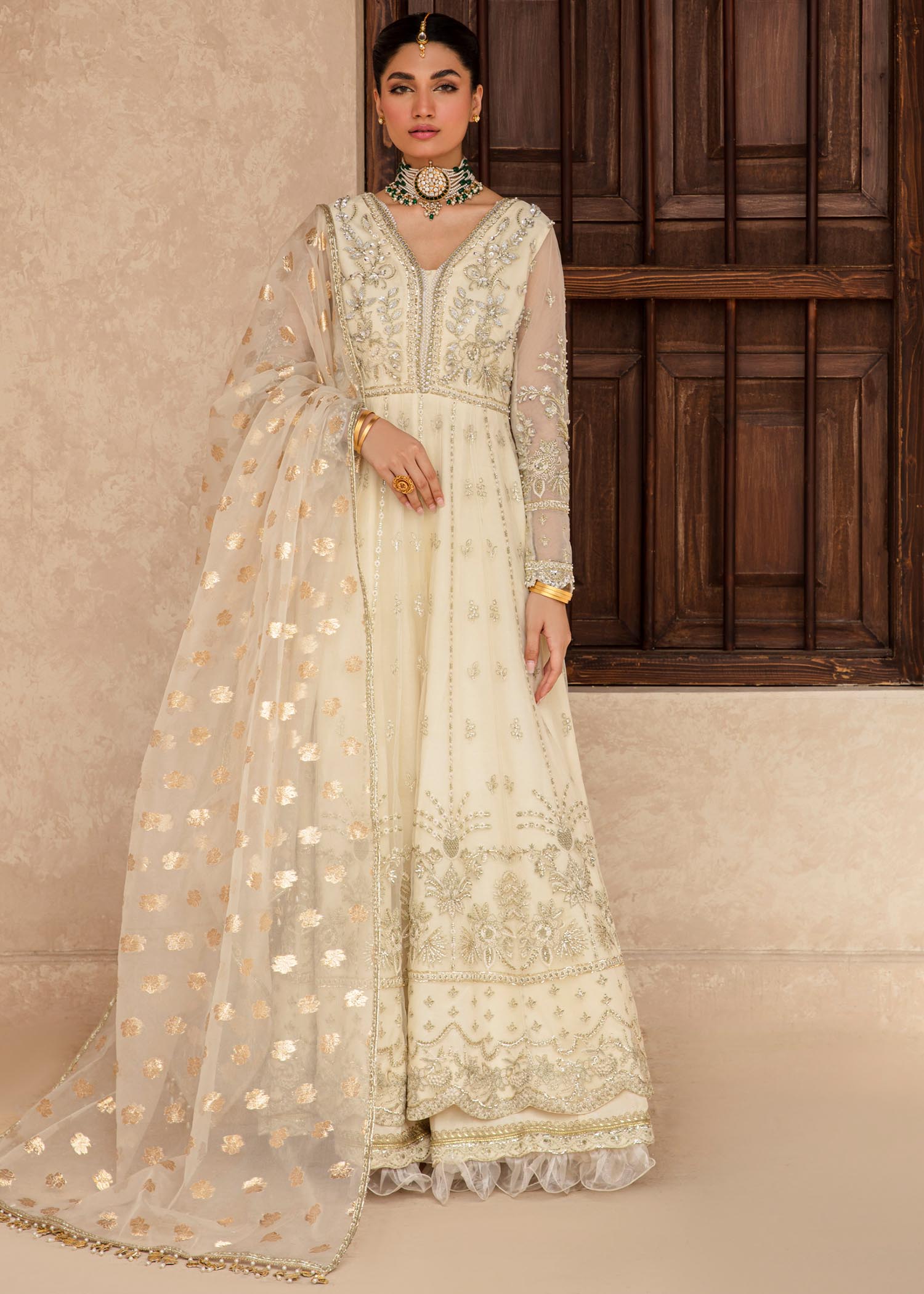 net Unstitched in Cream