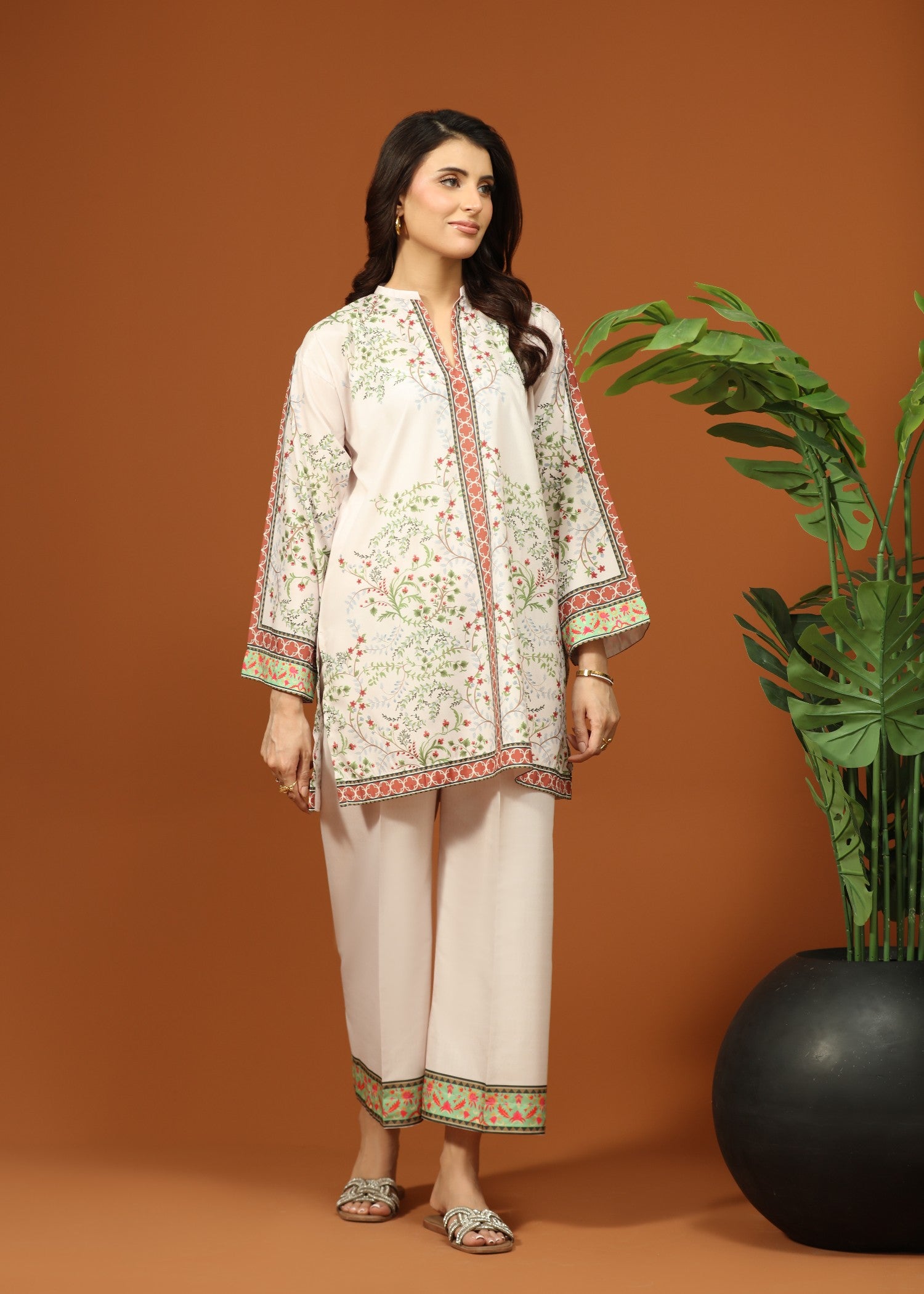 crepe silk Co Ord Sets in Wheat