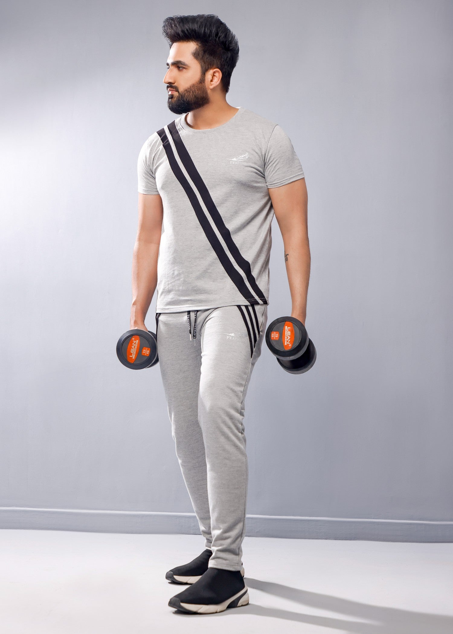 terry Tracksuit in Grey