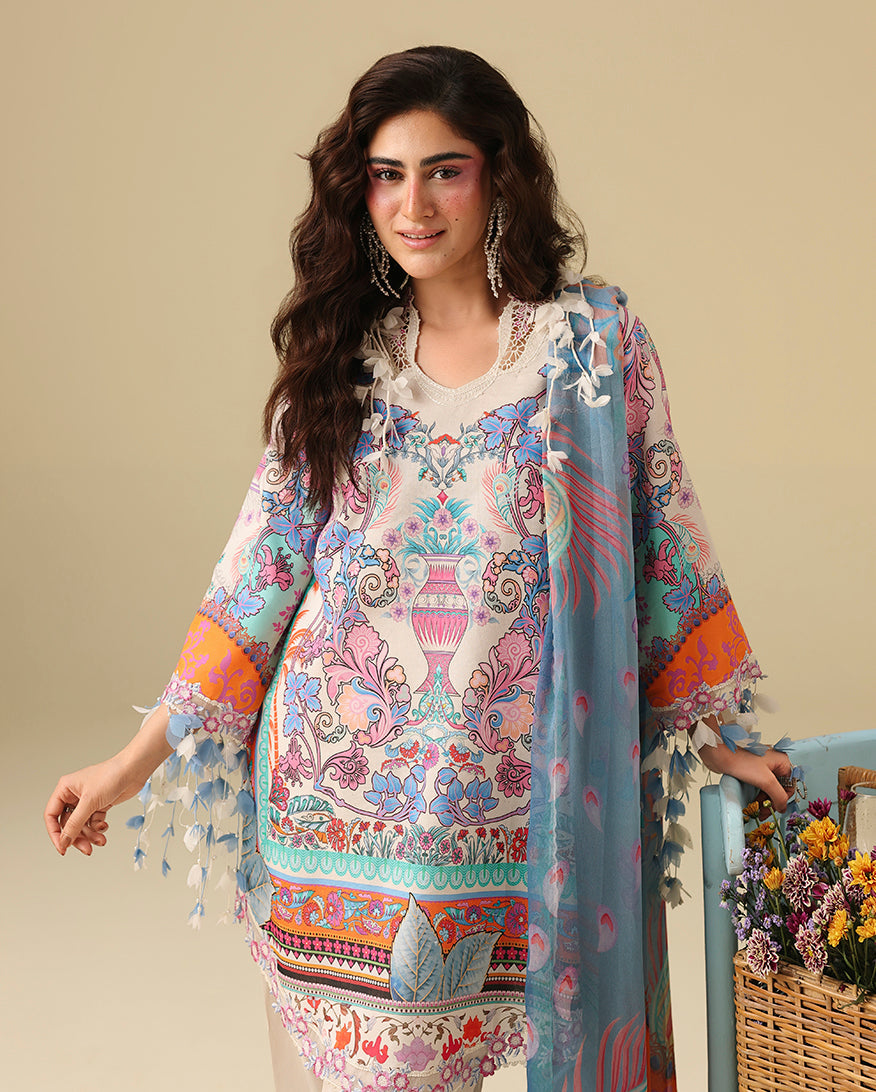 Hemline Soleil Prints Lawn – Eden Whisper
