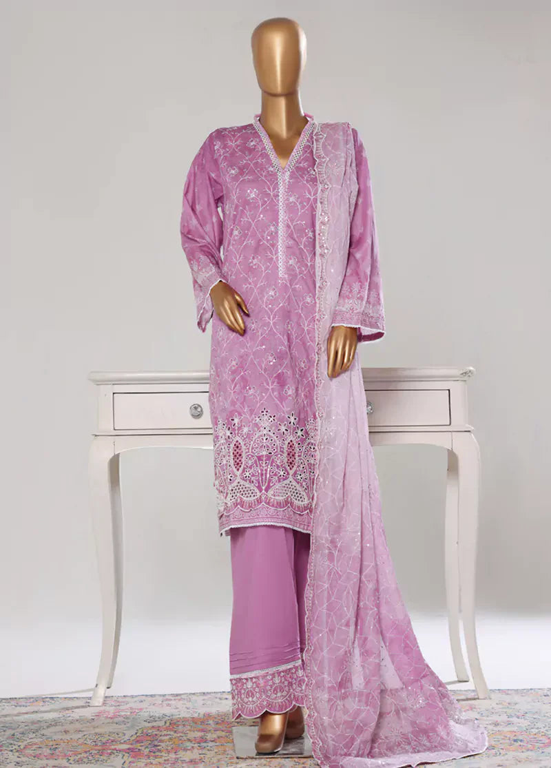 RTW White & White Embroidered Lawn – 1