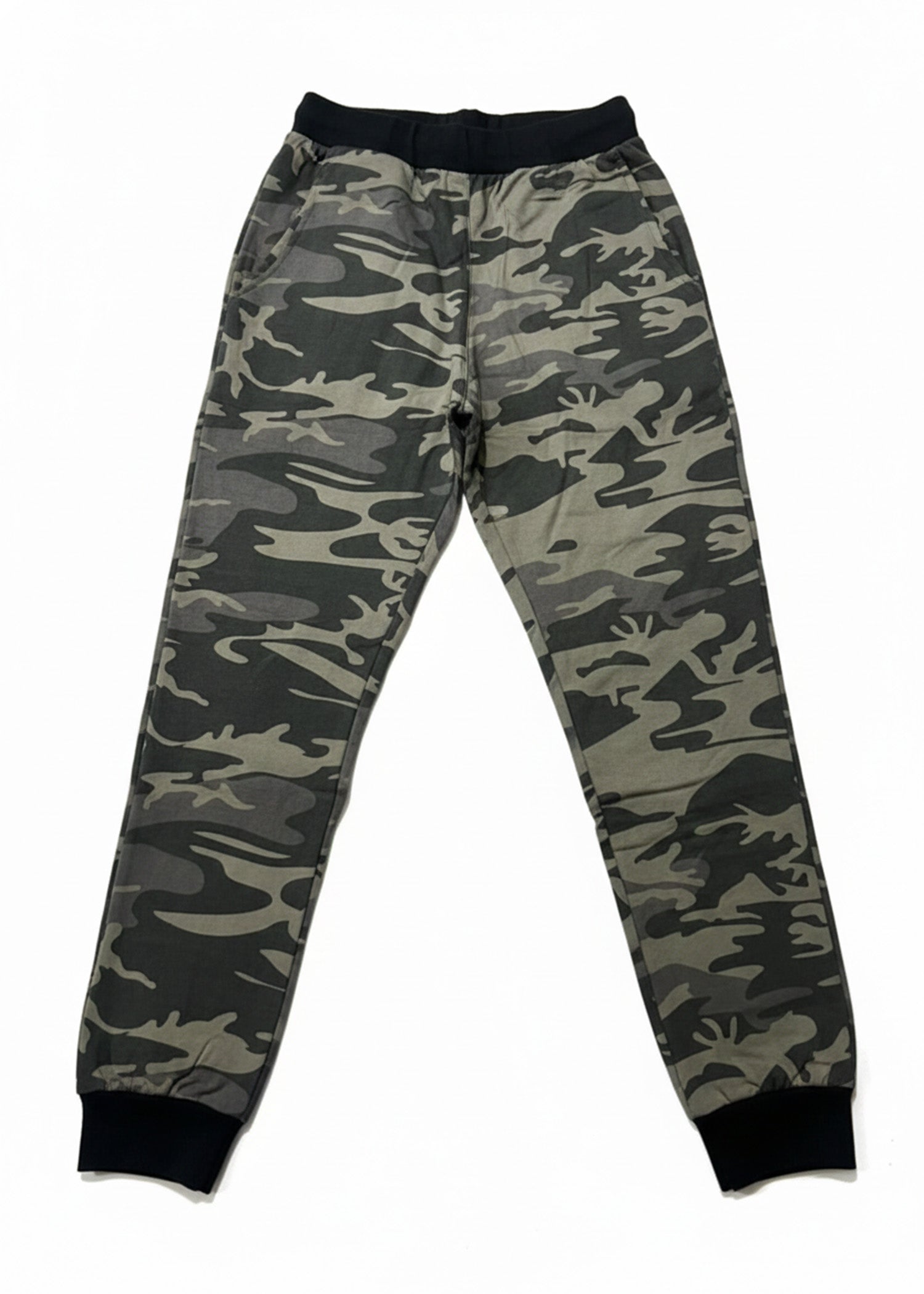 fleece Trousers in Black, grey