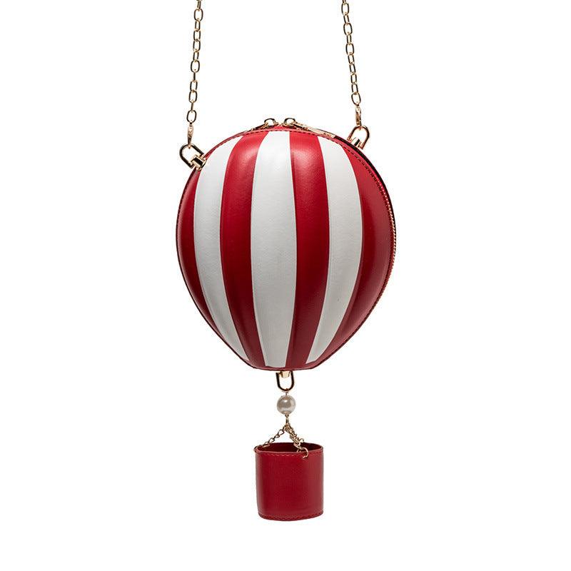 Creative Leather Hot Air Balloon  Crossbody Bag