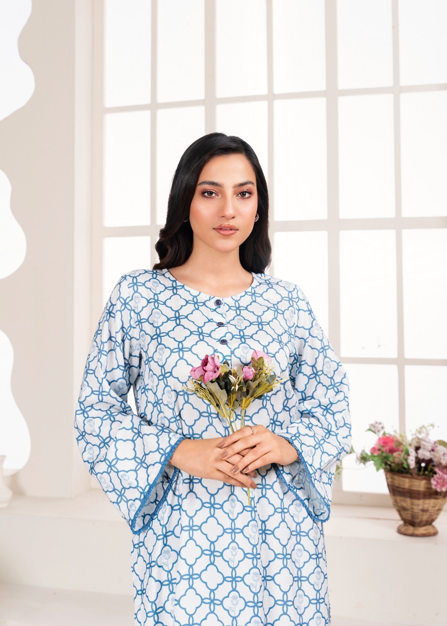 karandi Co Ord Sets in White