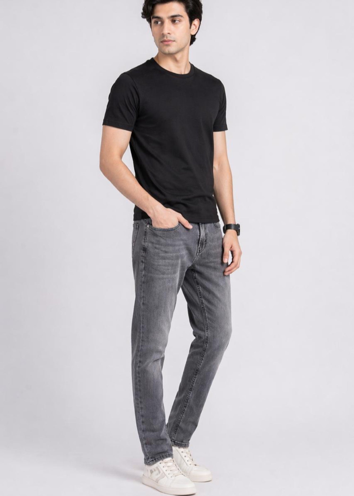 denim Jeans in Ash grey