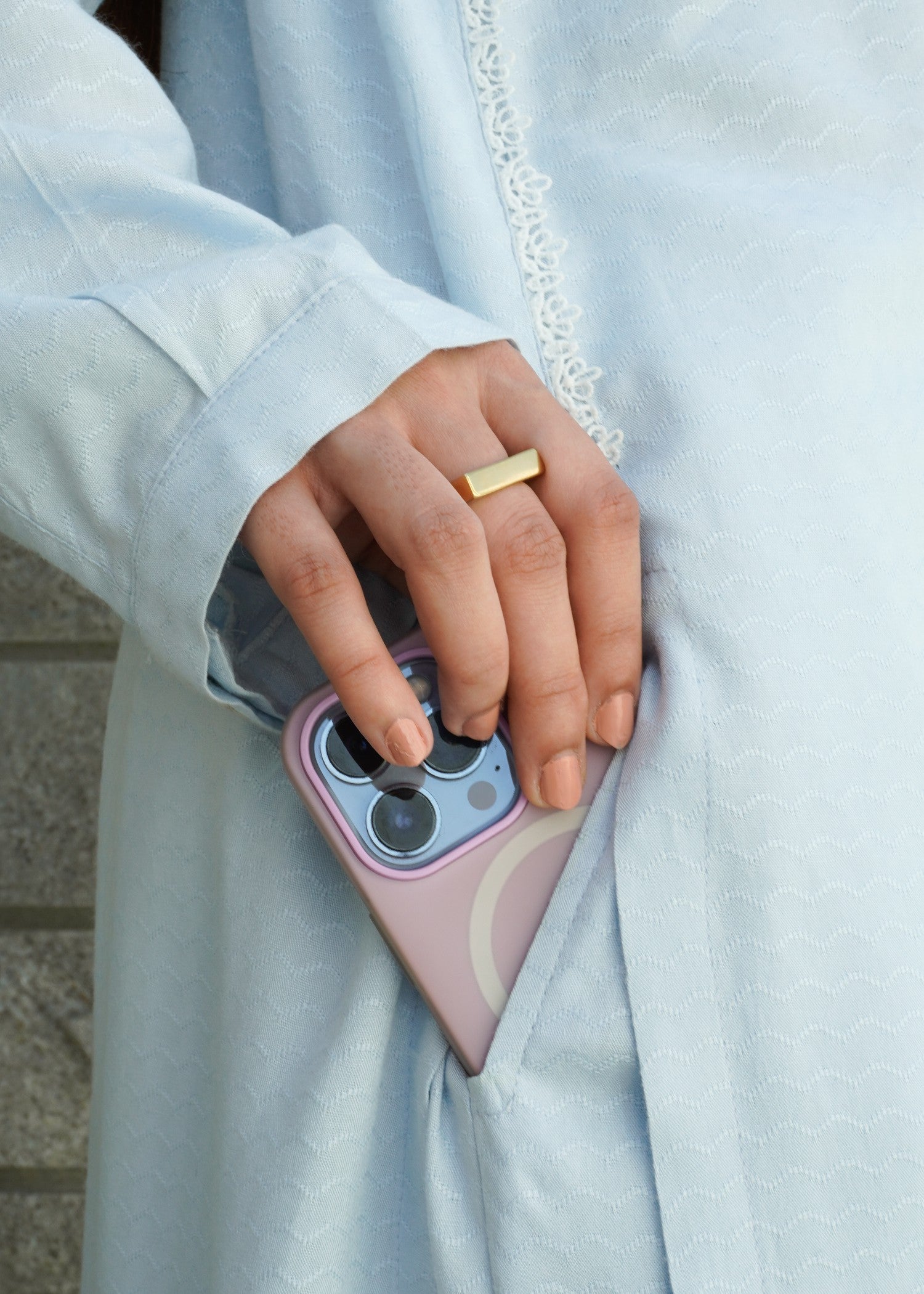 linen Co Ord Sets in Powder blue
