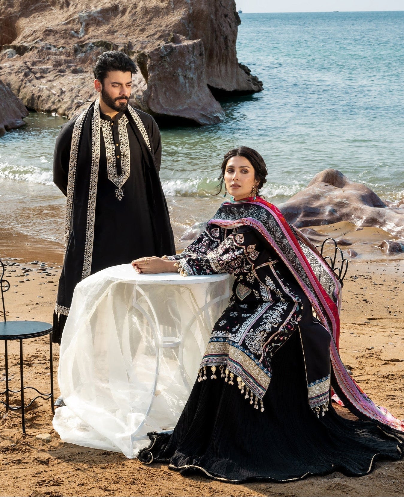 Festive Luxury Lawn – Kohl