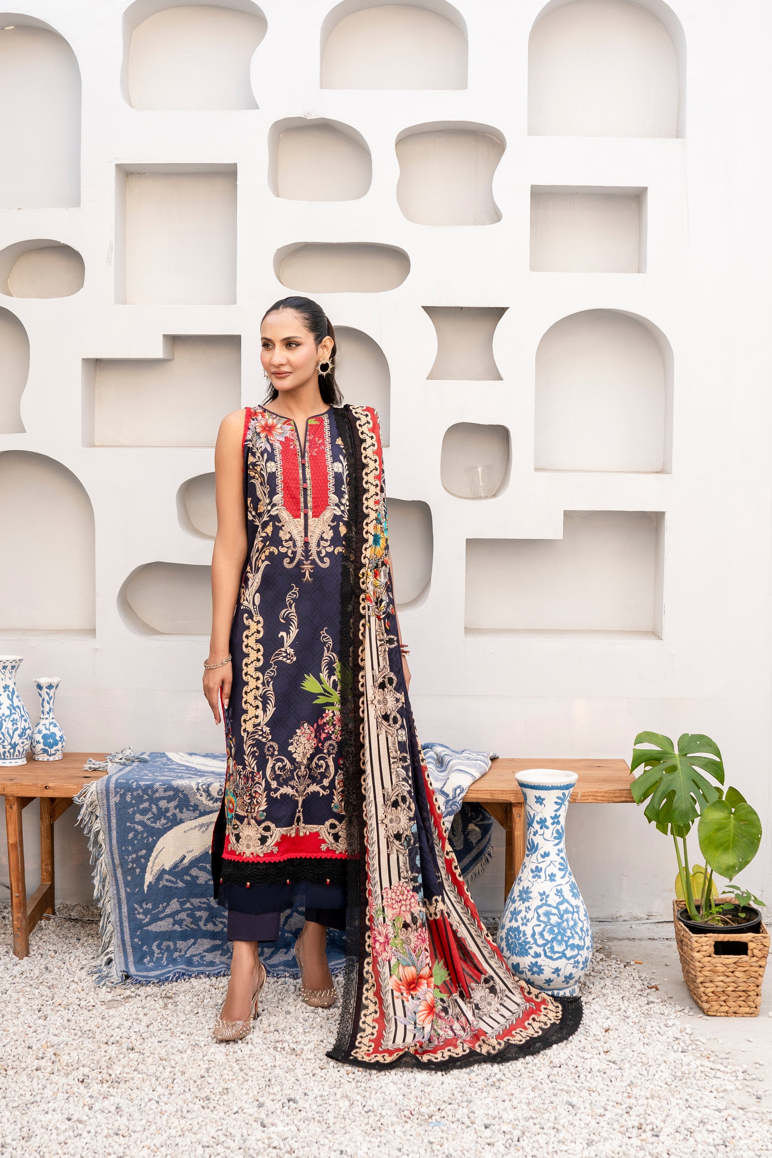 Summer Printed Lawn – D119