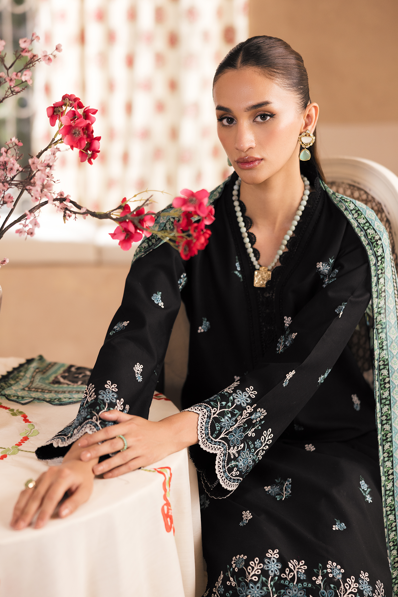 Nissa Chikankari Lawn – N-05