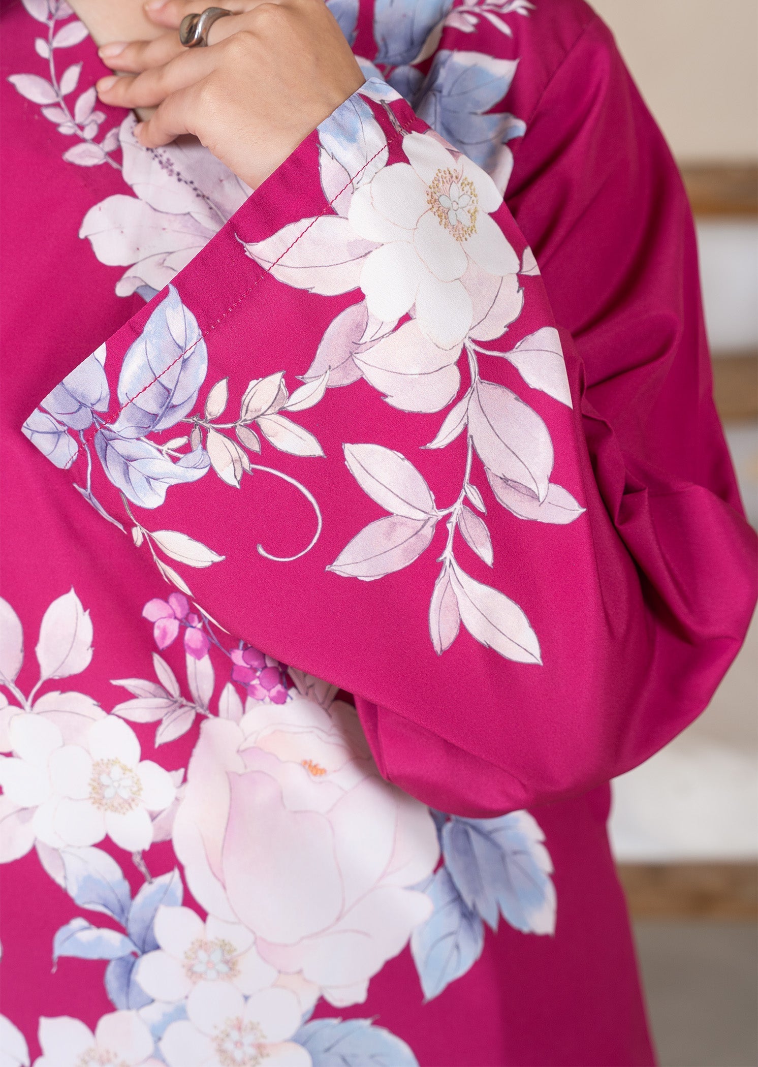 poly lawn Co Ord Sets in Hot pink