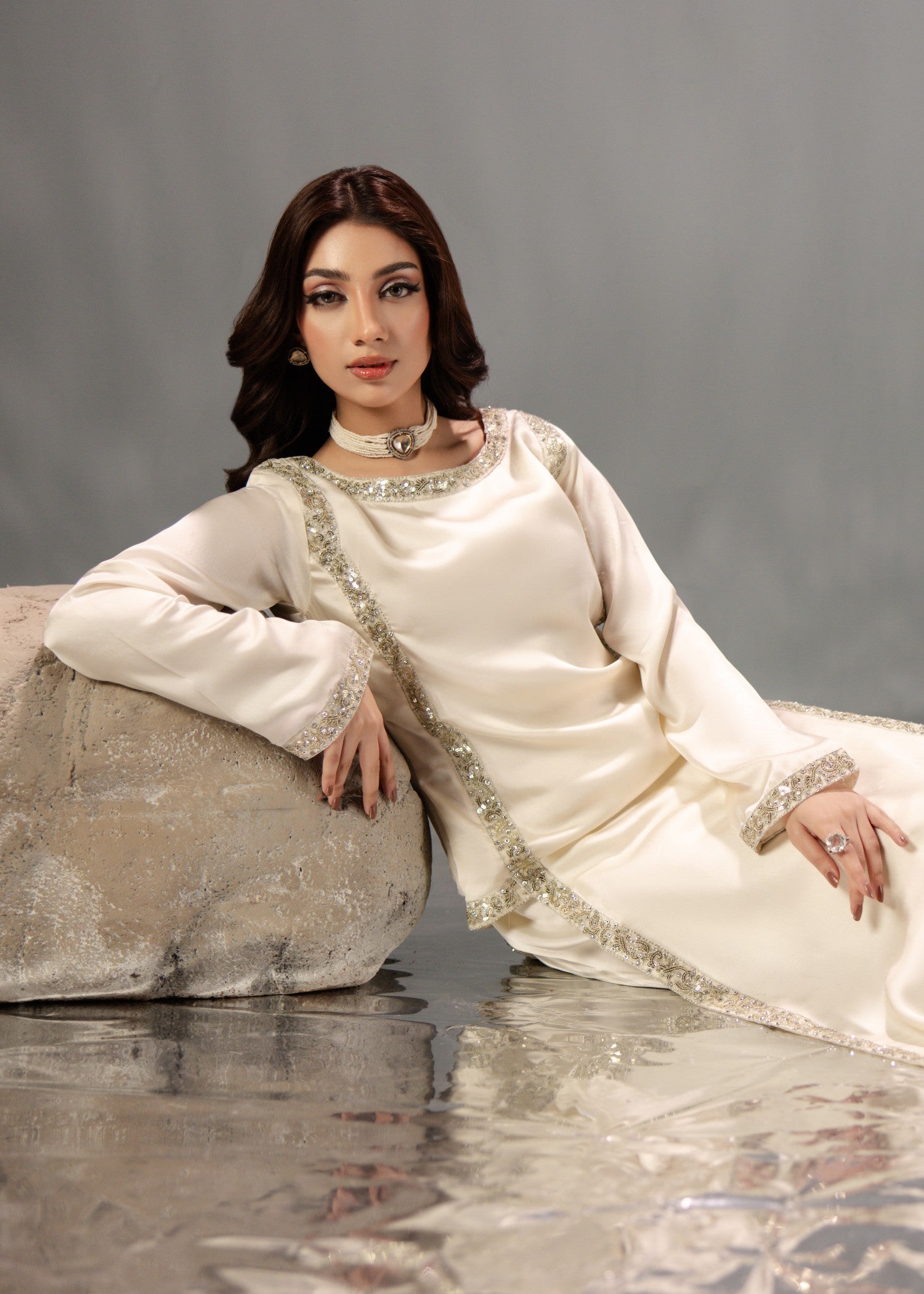 charmuse/shamooz Kurta Set in Off-white