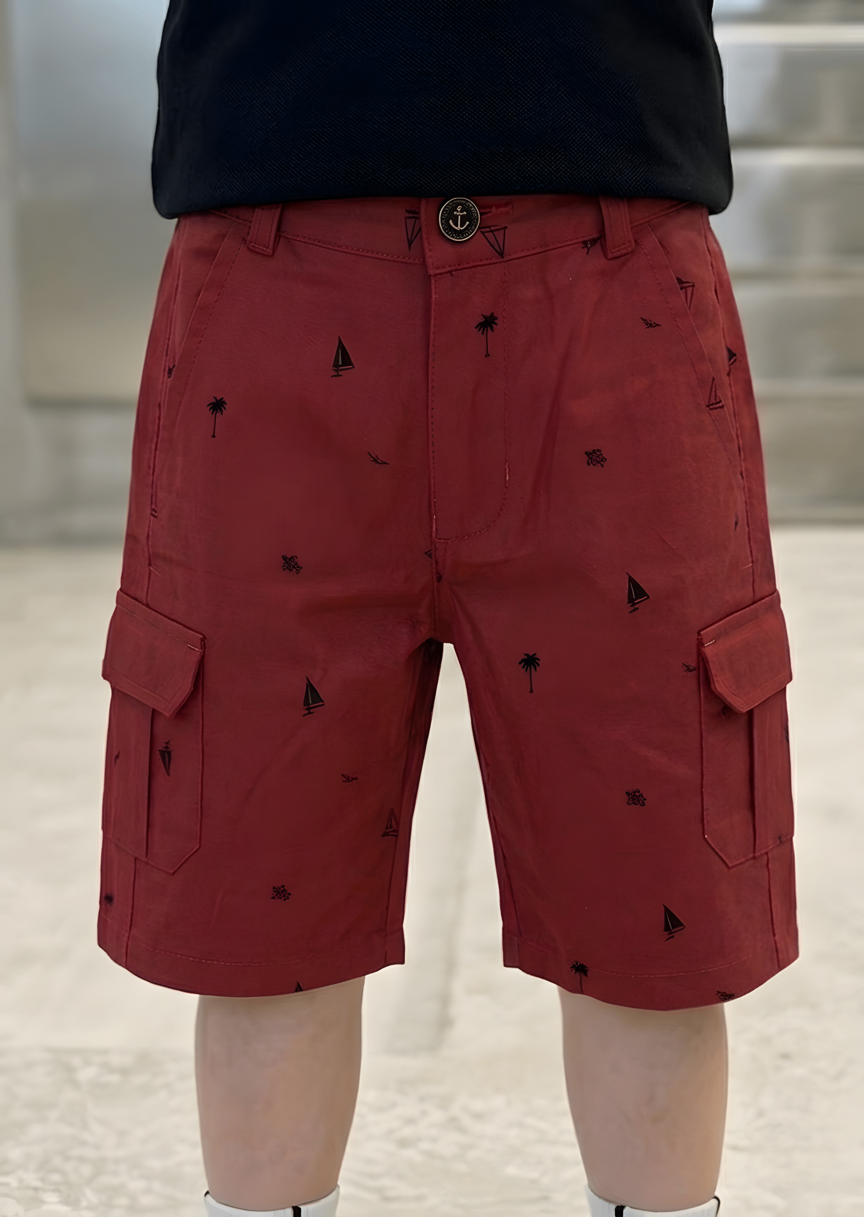 lawn Shorts in Rustic brown