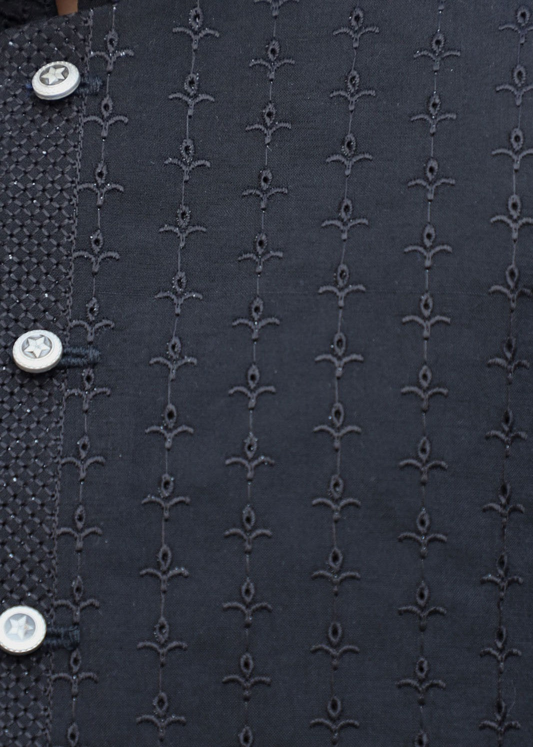 wash & wear Waistcoat in Jet black