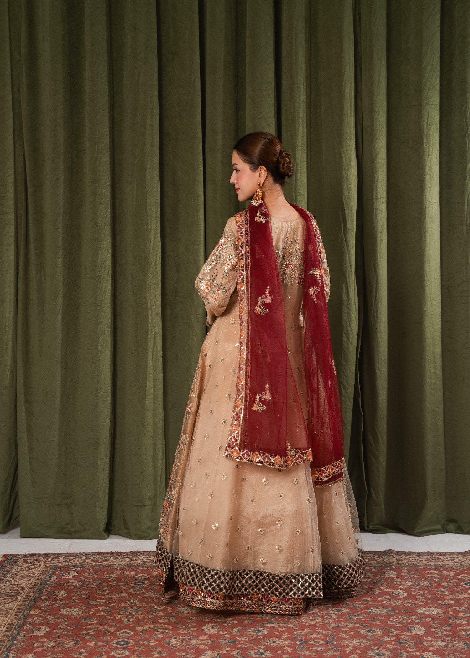 net Maxi in Beige