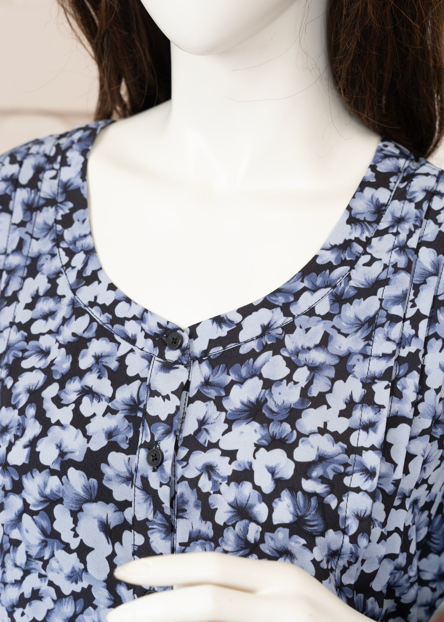 georgette Maxi in Powder blue