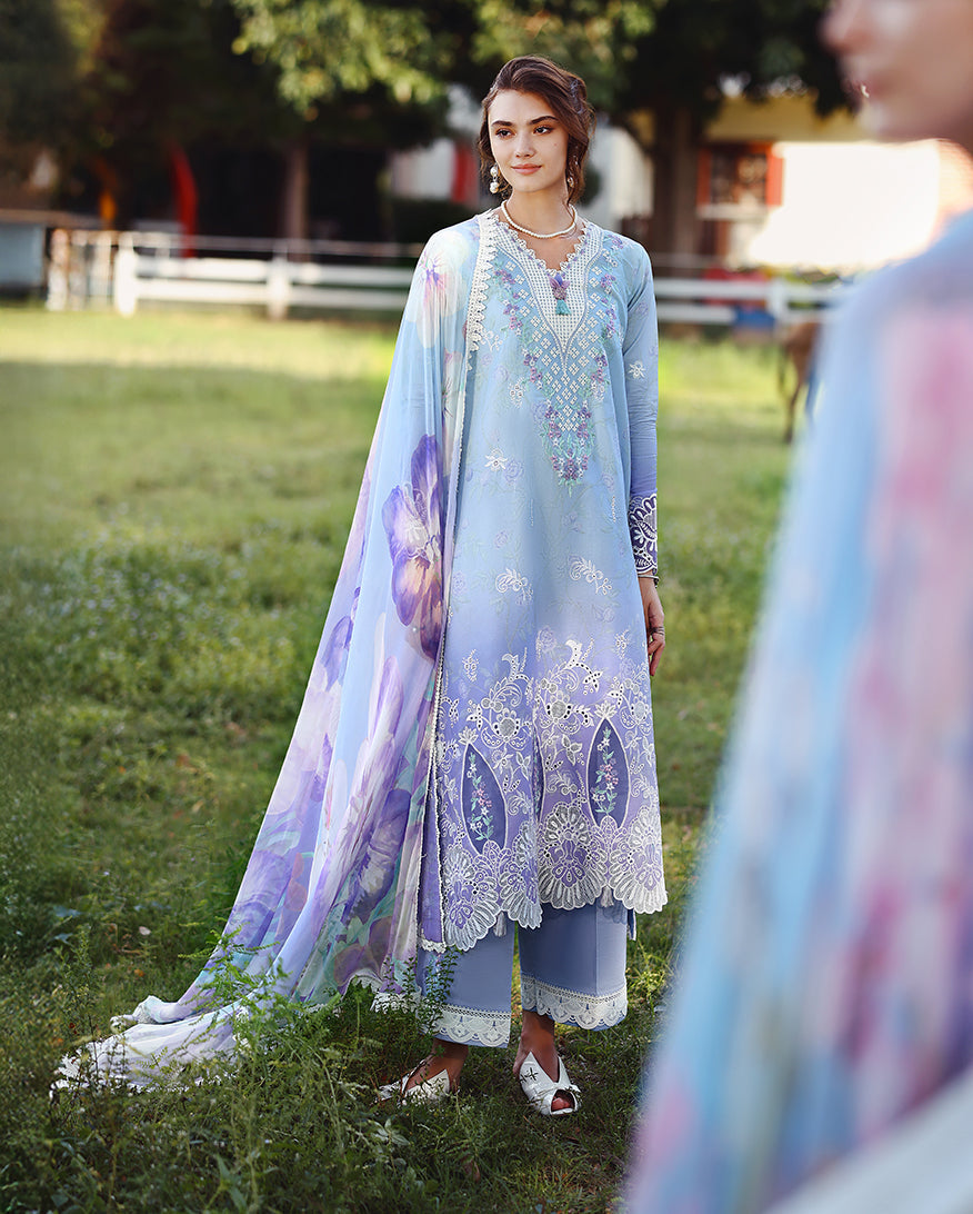 Solace Ombre Chikankari Lawn – Ombre Whisper