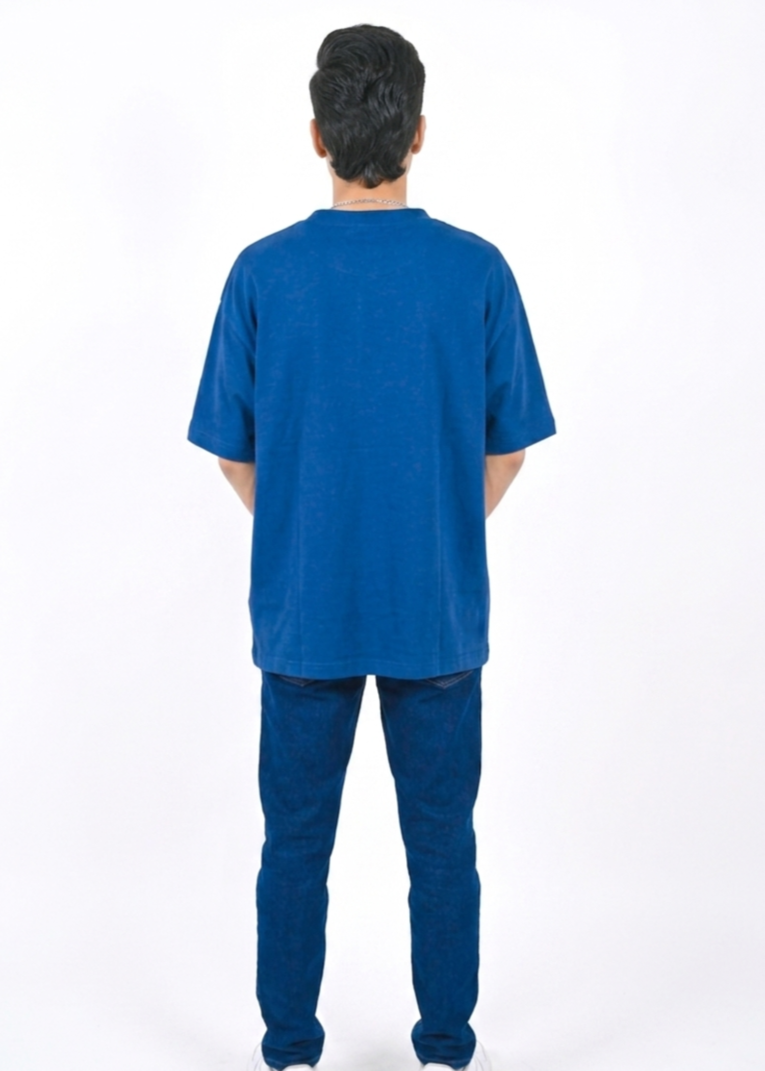 cotton T Shirt in Royal blue