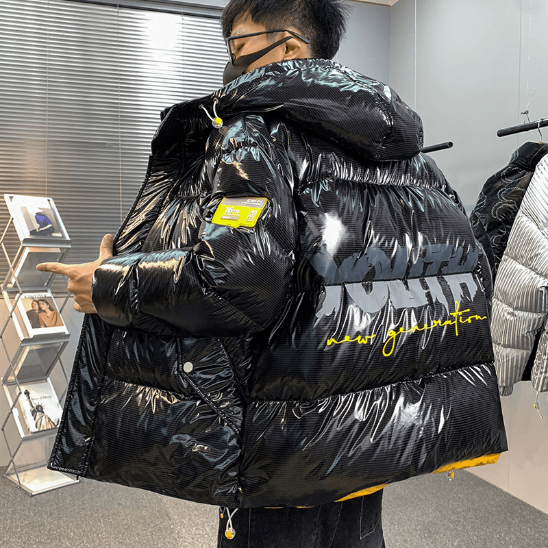 Thickened Warm Bright Windproof 90 down down Jacket