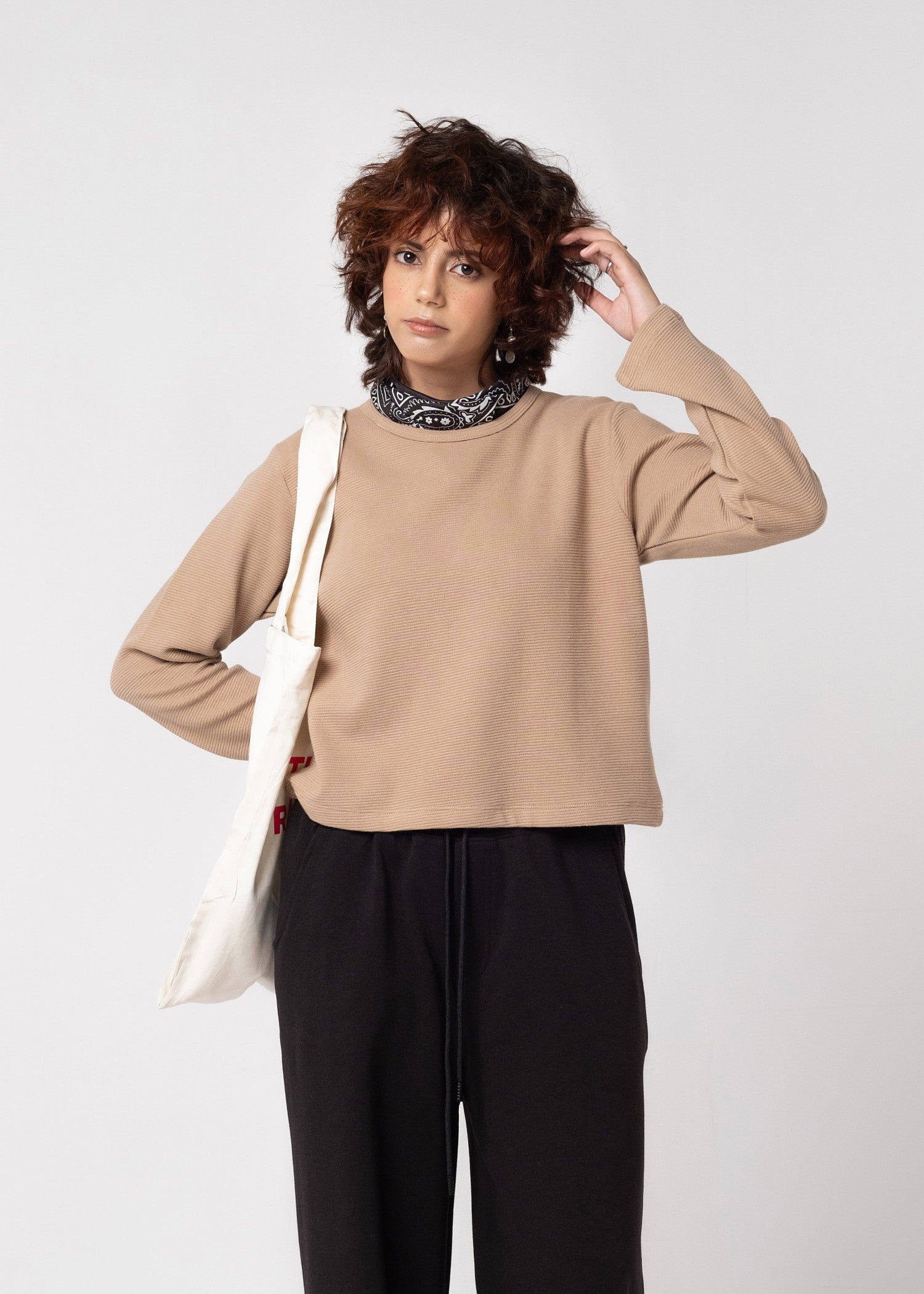 cotton Top in Camel brown