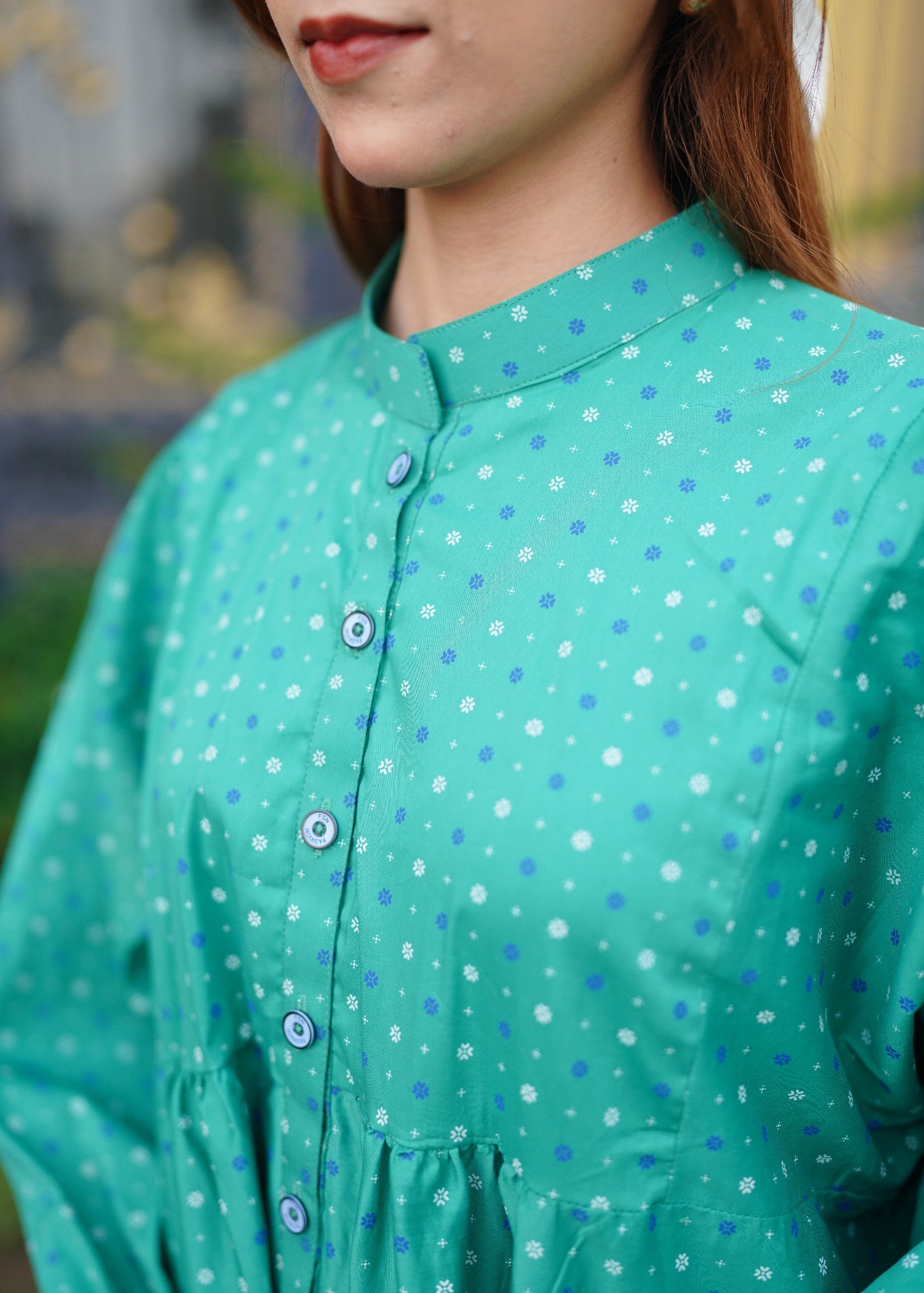 cotton Maxi in Turquoise