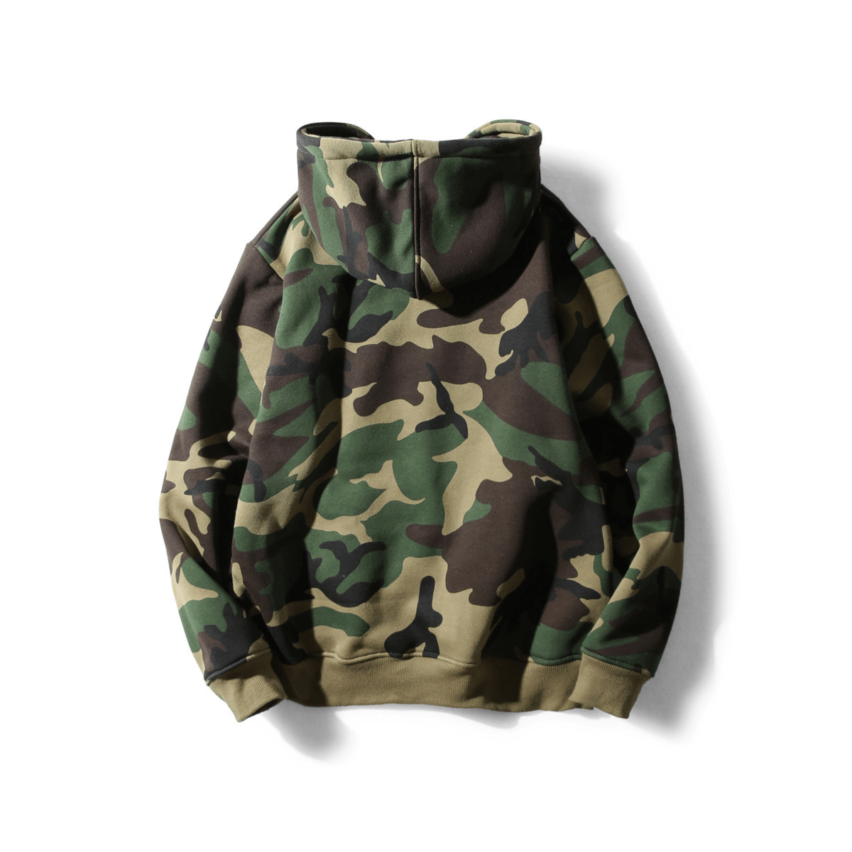 Loose Hooded Long-Sleeved Couple Jacket for Men and Women