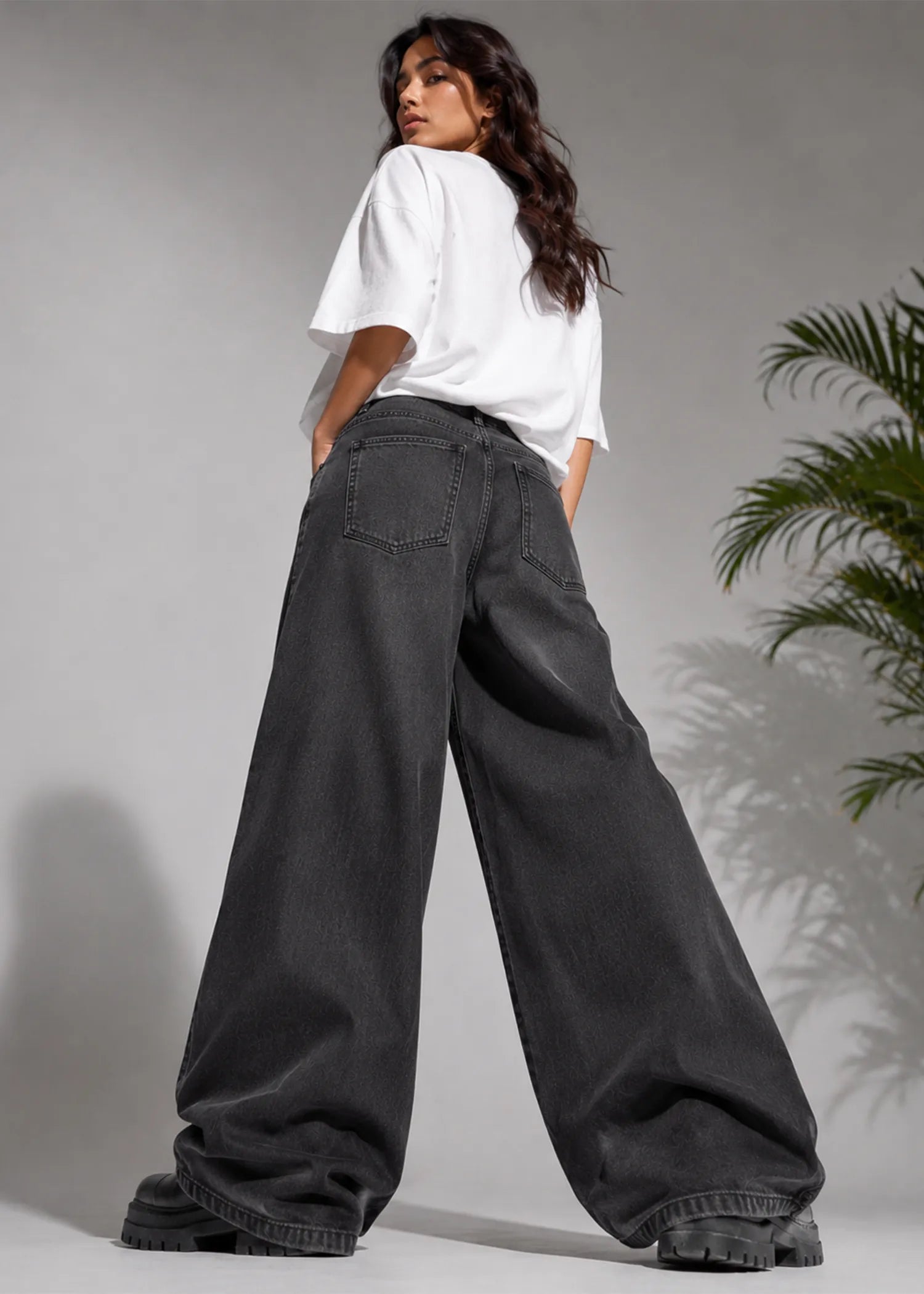 denim Jeans in Ash black