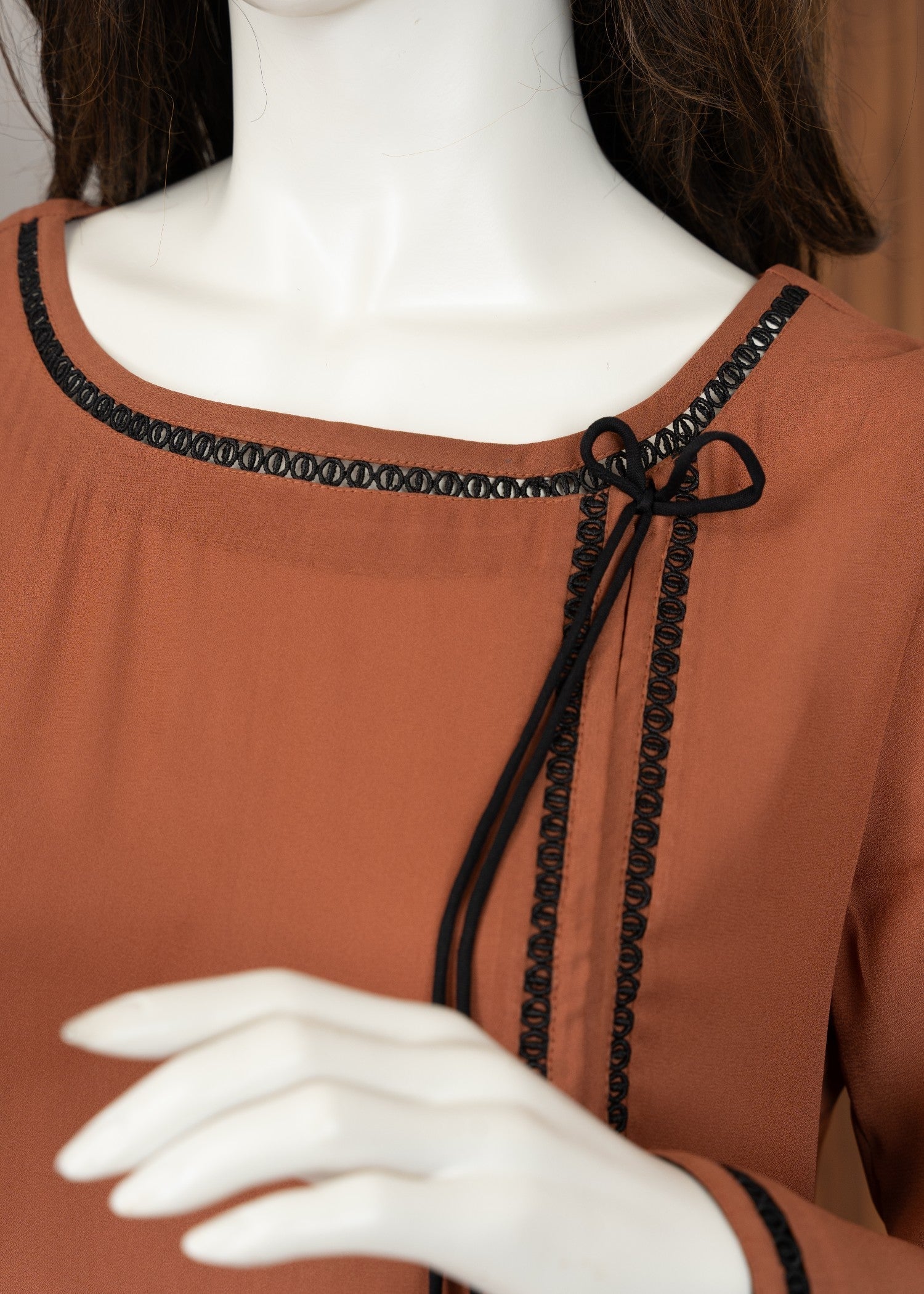 georgette Maxi in Rustic brown