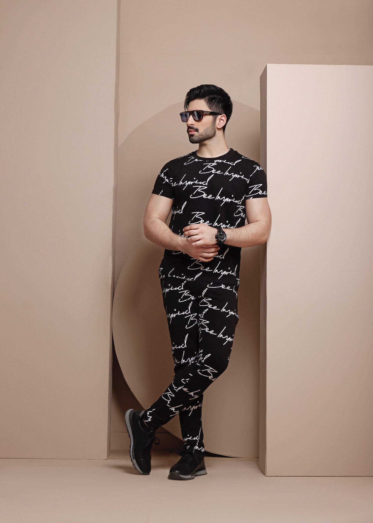 terry Tracksuit in Black
