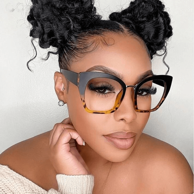 Mi Nail Cat Eye Large Frame Anti-Blue Light Flat Mirror