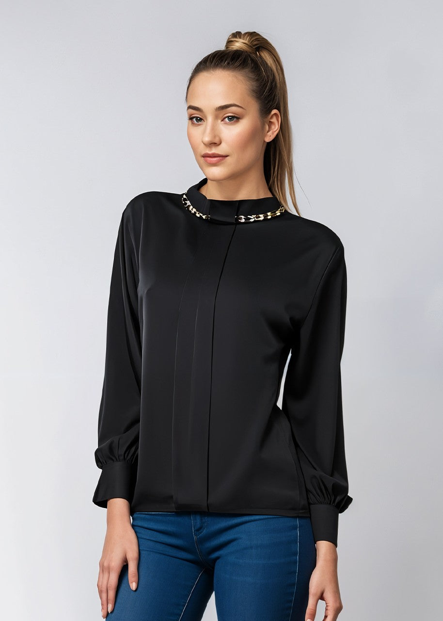 rayon Tunic in Black