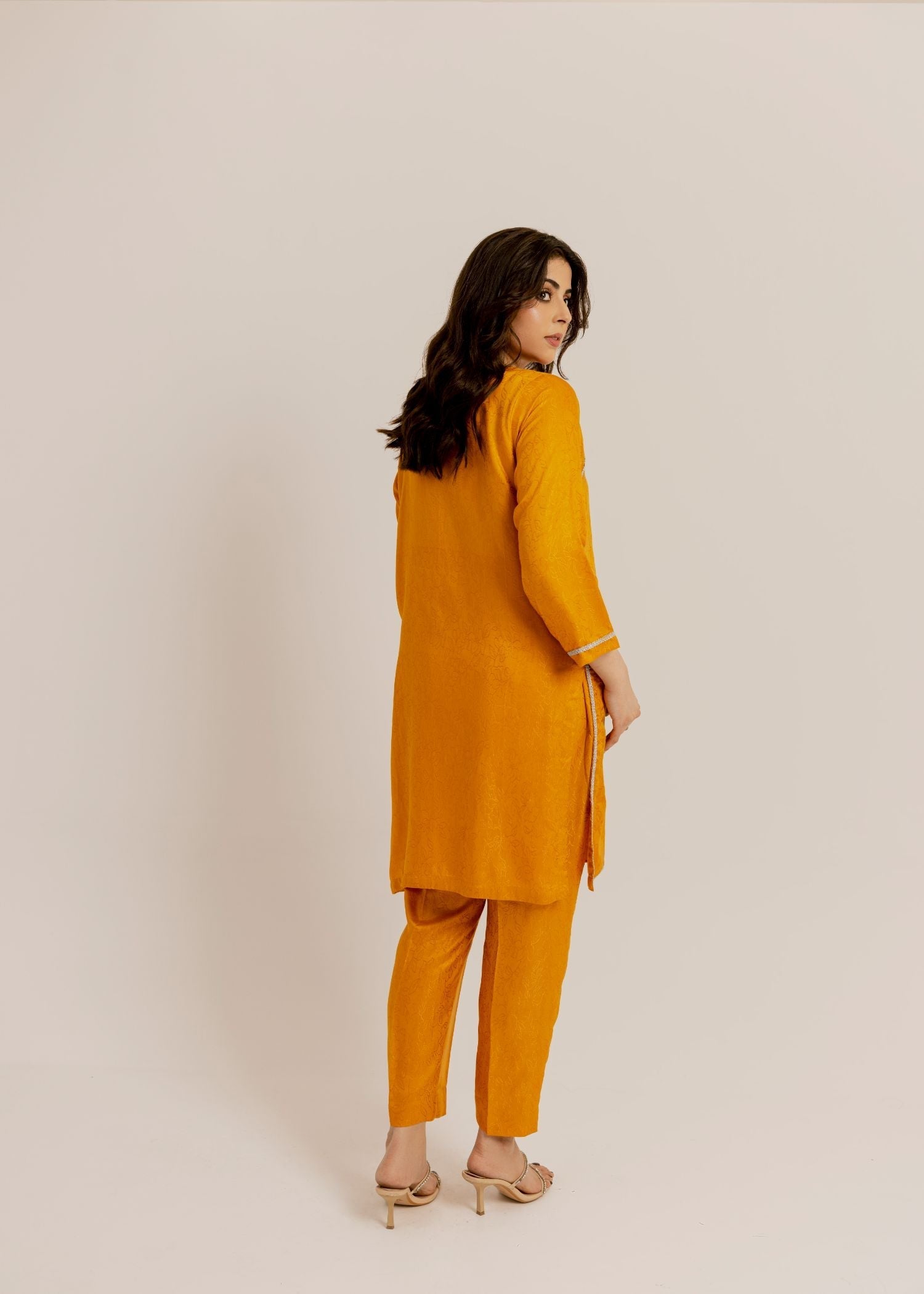 viscose Co Ord Sets in Mustard