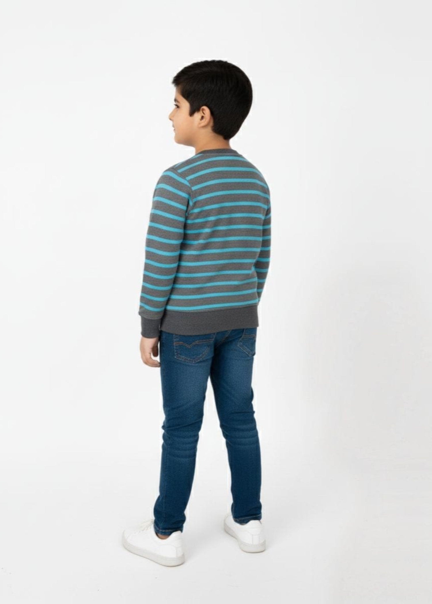 fleece Sweatshirt in Multi
