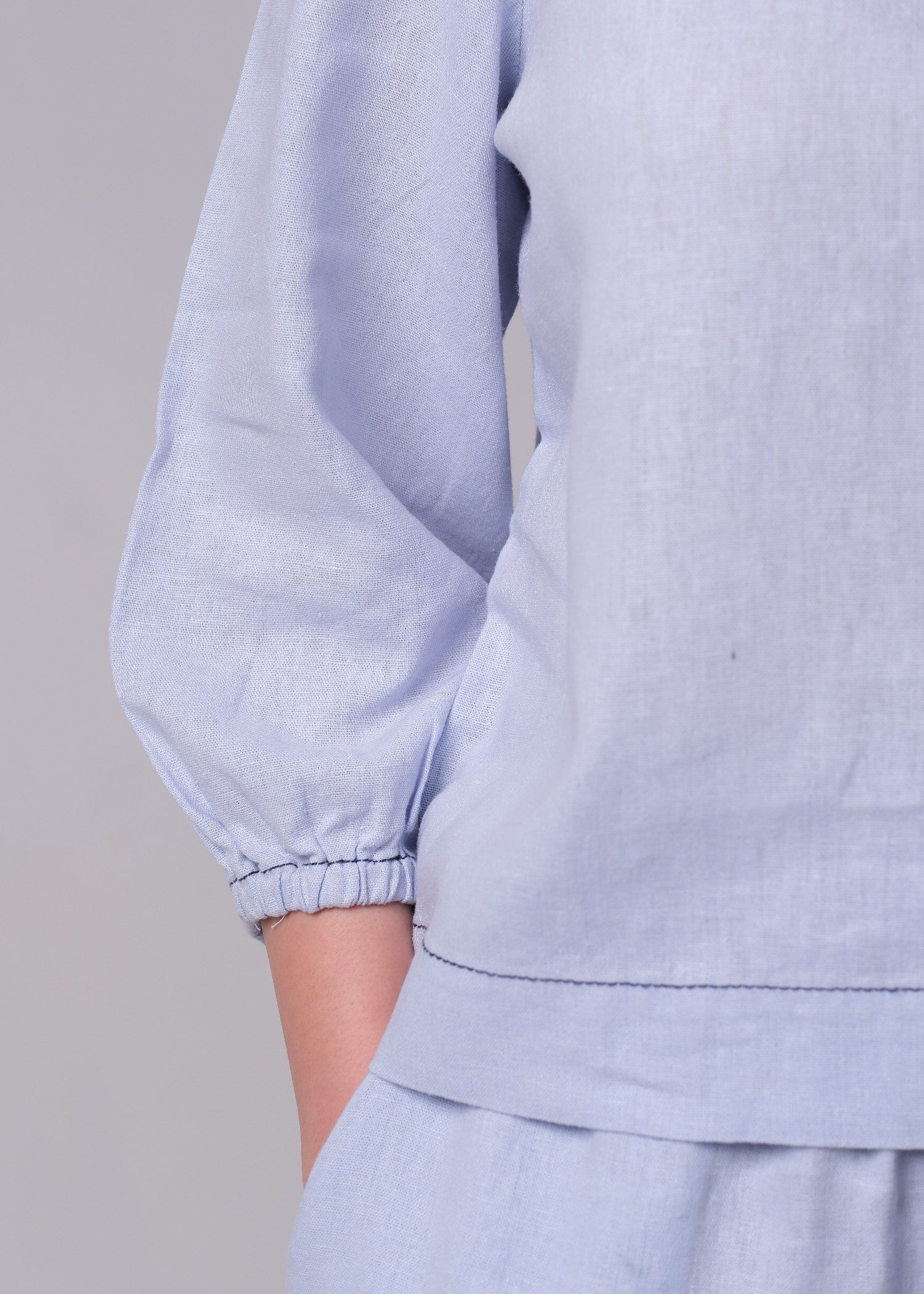 cotton Co Ord Sets in Sky blue