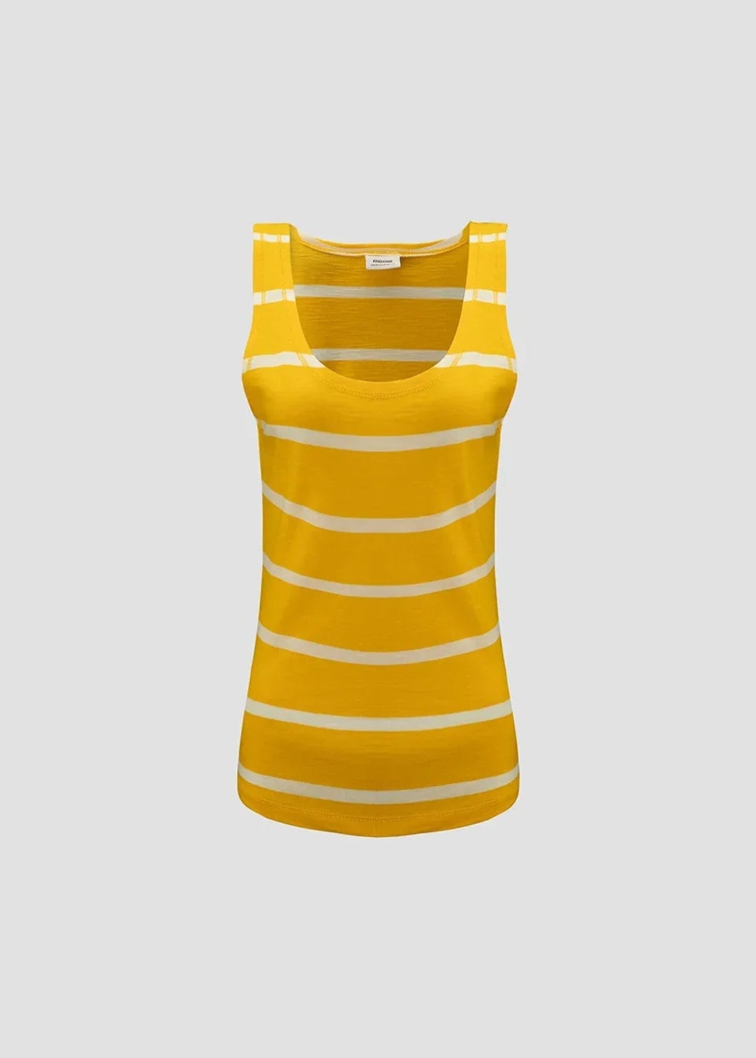 cotton jersey Tank Top in Yellow