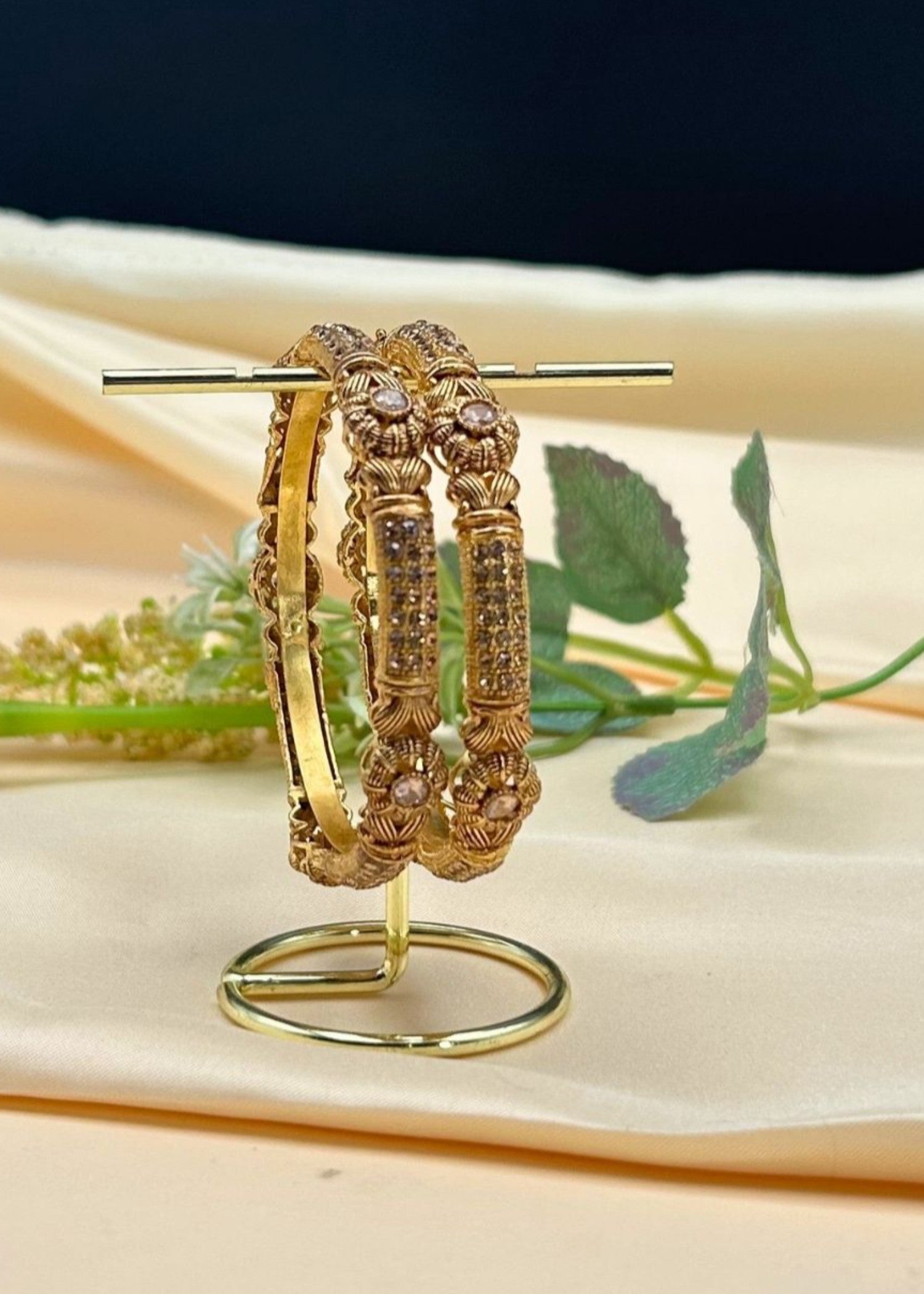 Bangles in Gold Color by - Trendy Women Bangles ALS9290
