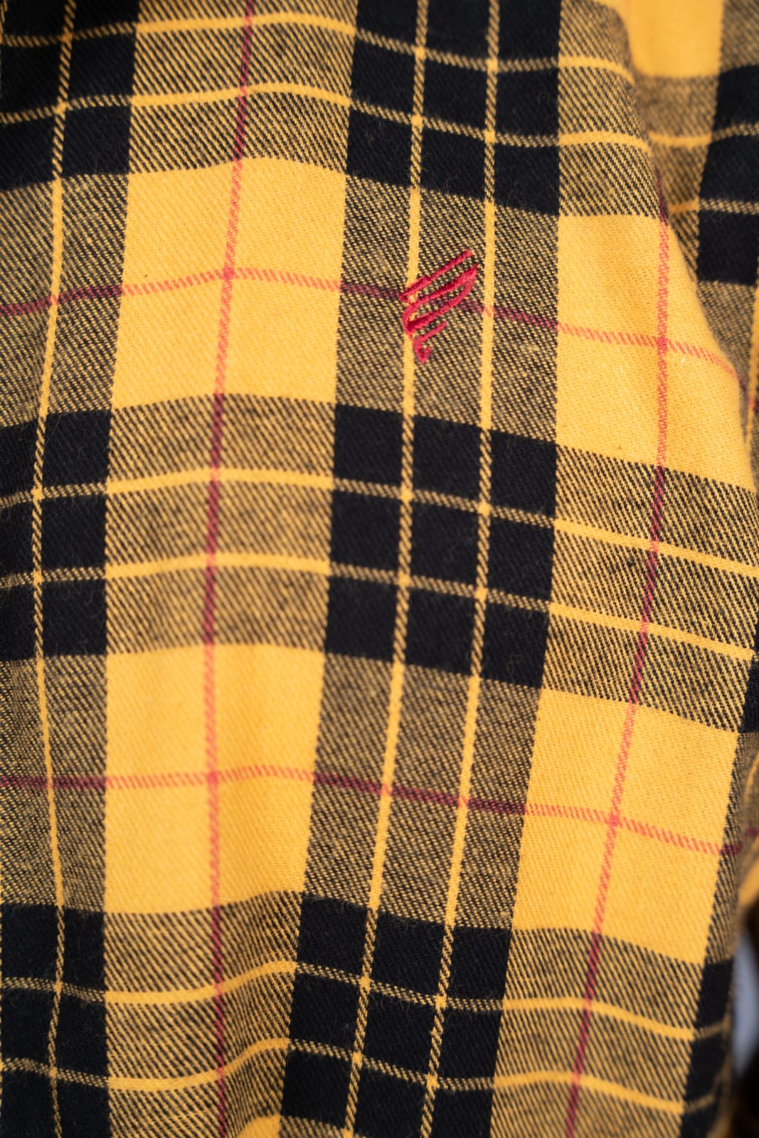 fleece Casual Shirt in Yellow