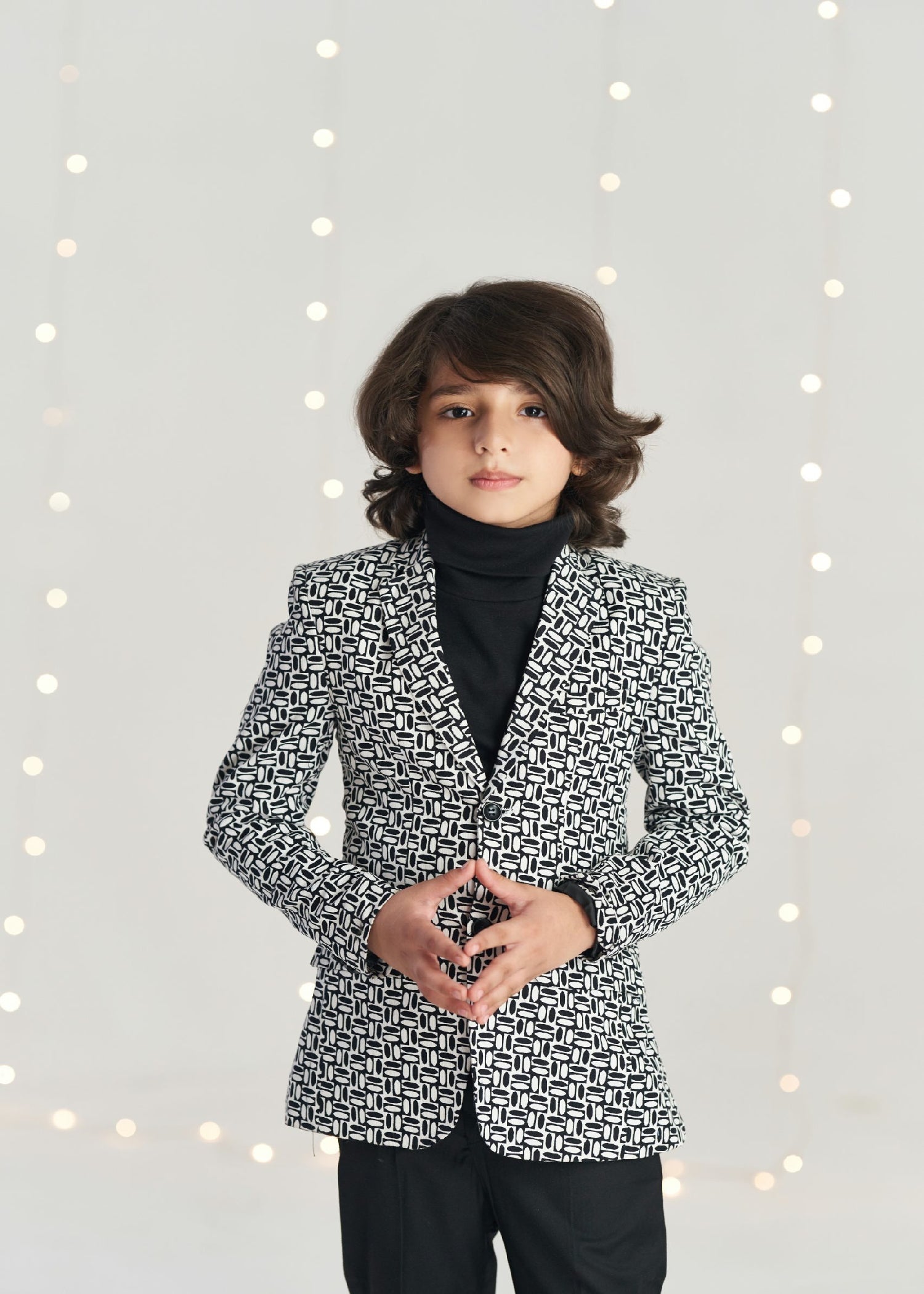 corduroy Blazer in Black