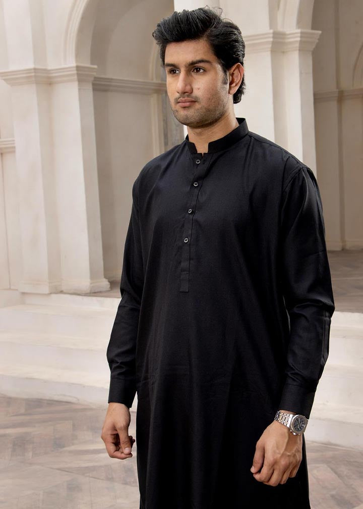 cotton Unstitched in Jet black