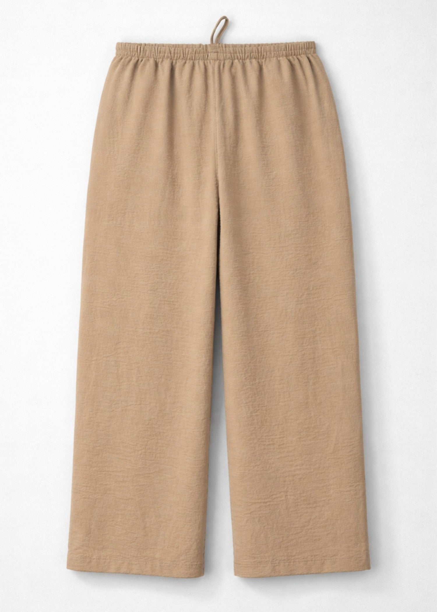 seersucker Trousers in Beige