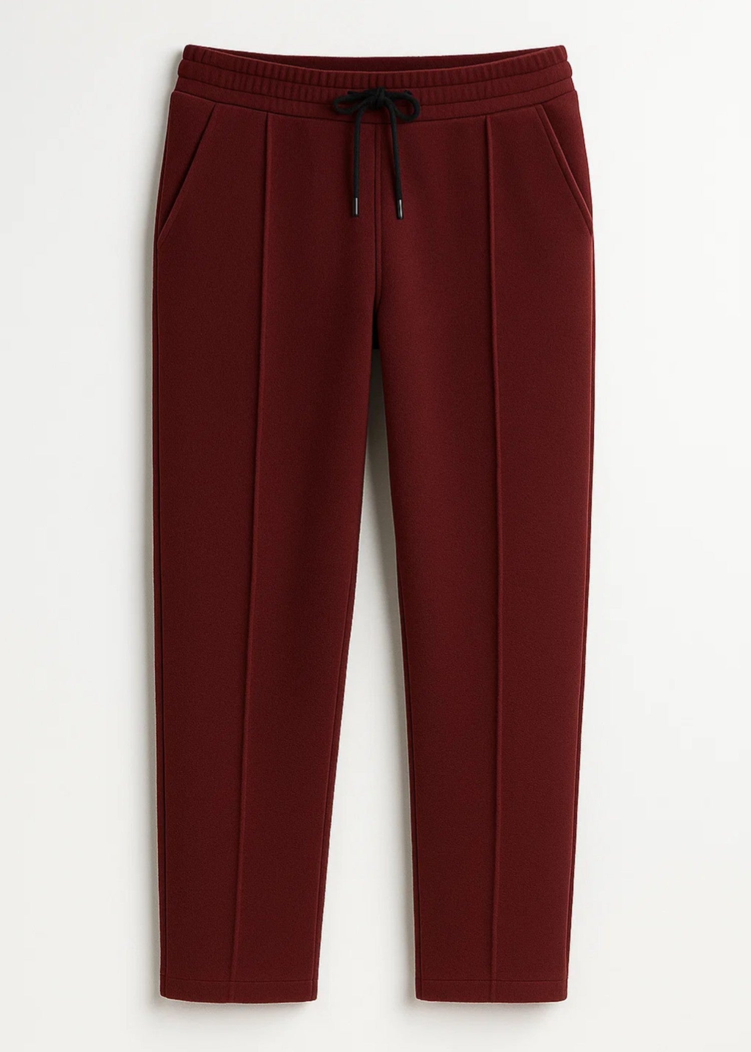 fleece Trousers in Maroon
